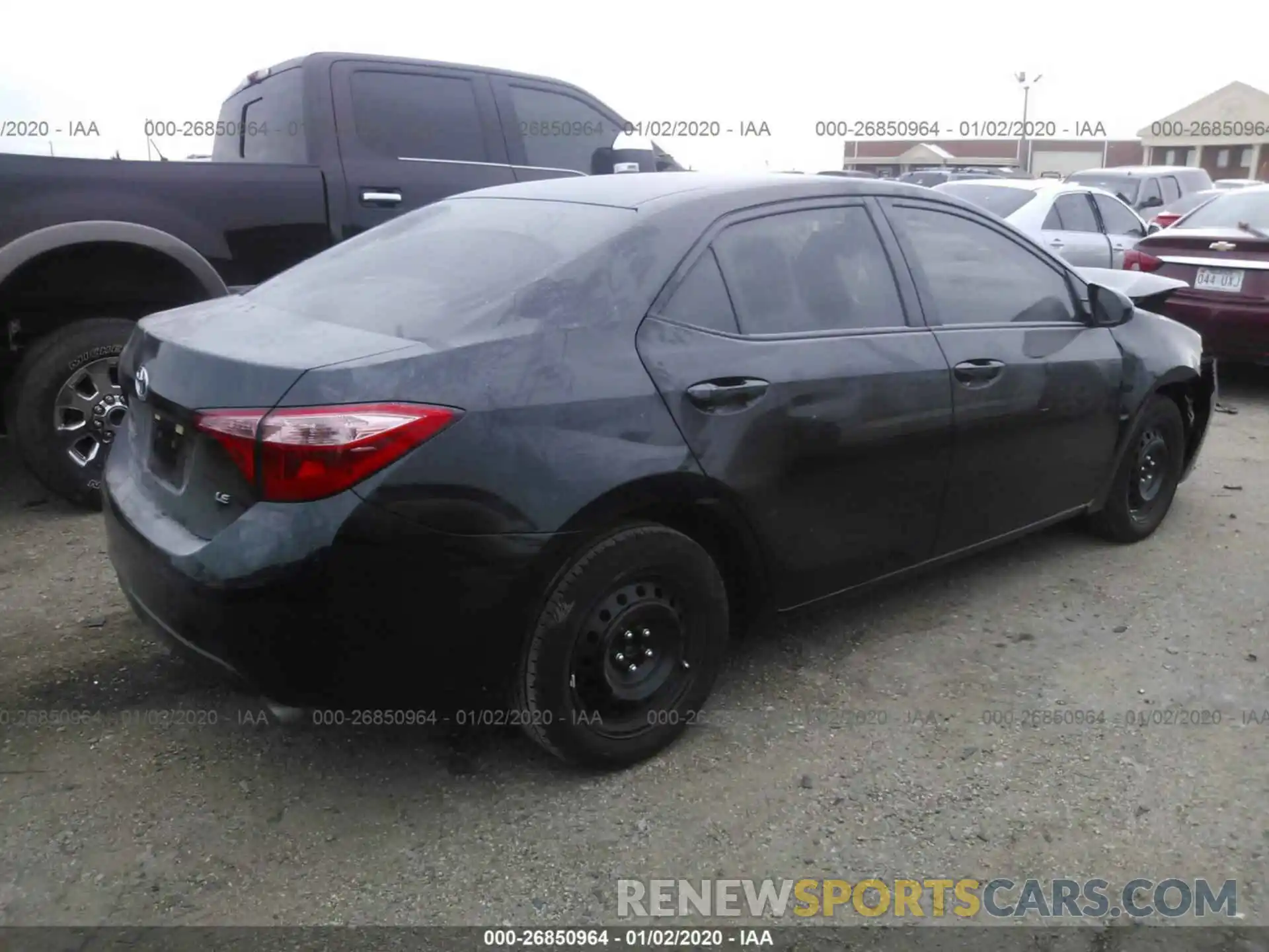 4 Photograph of a damaged car 5YFBURHE1KP881432 TOYOTA COROLLA 2019