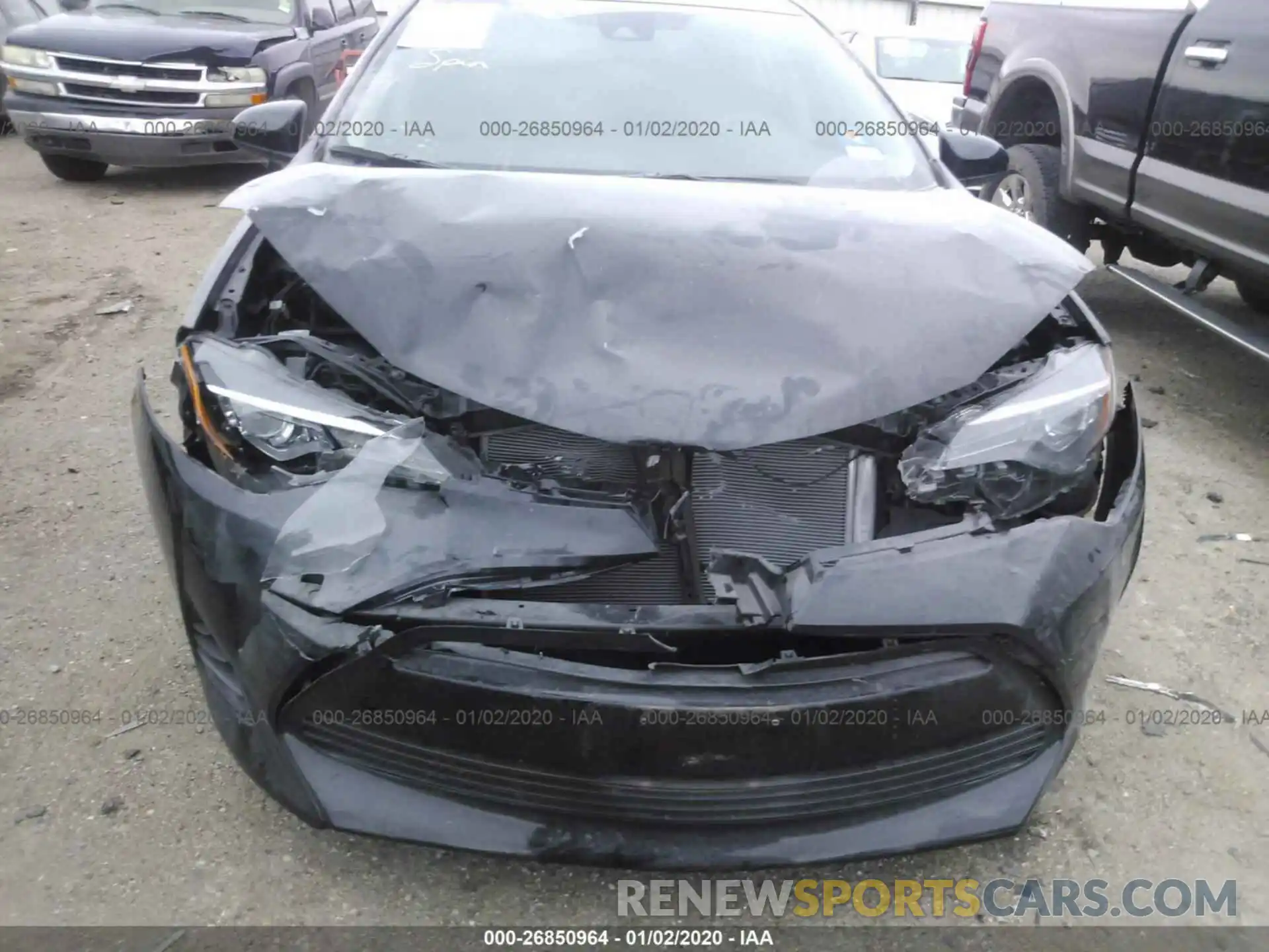 6 Photograph of a damaged car 5YFBURHE1KP881432 TOYOTA COROLLA 2019