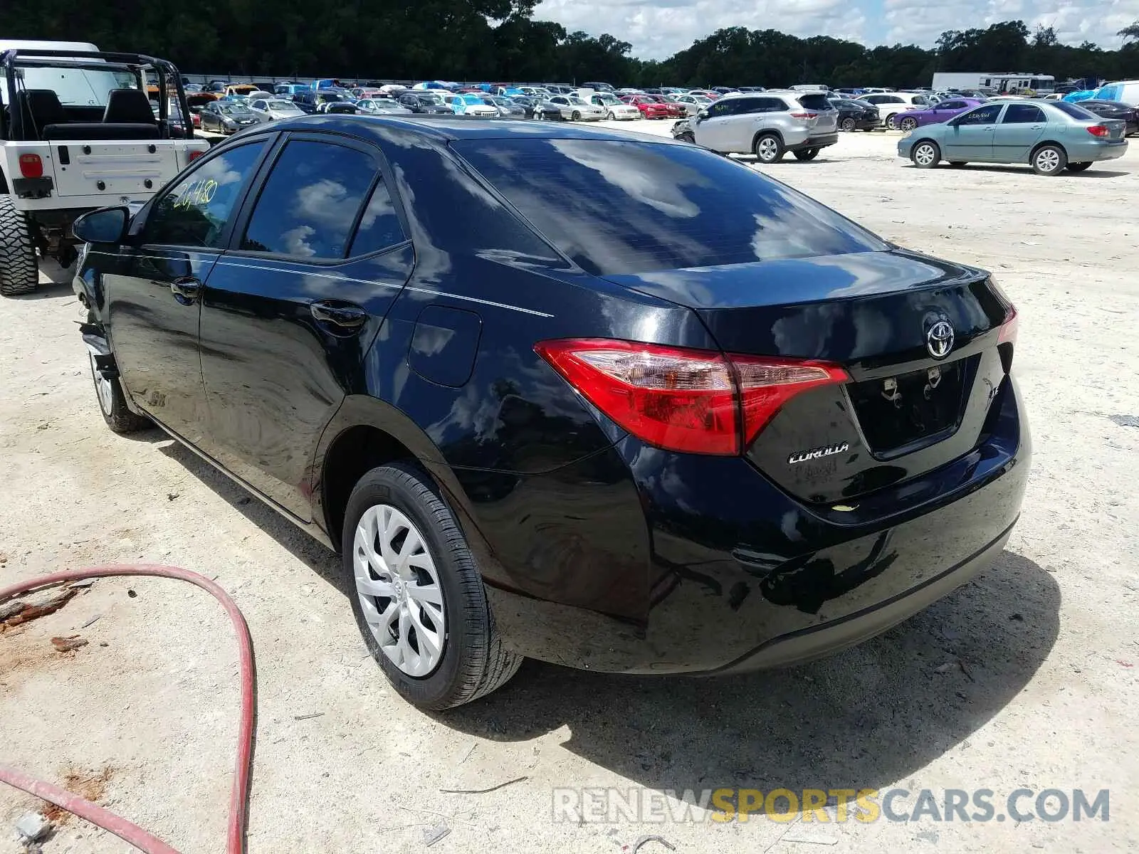 3 Photograph of a damaged car 5YFBURHE1KP883469 TOYOTA COROLLA 2019