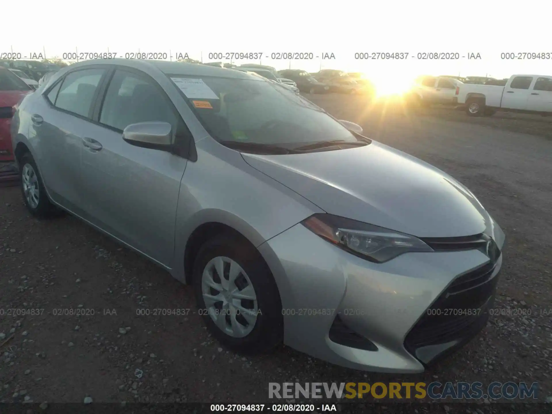 1 Photograph of a damaged car 5YFBURHE1KP884055 TOYOTA COROLLA 2019