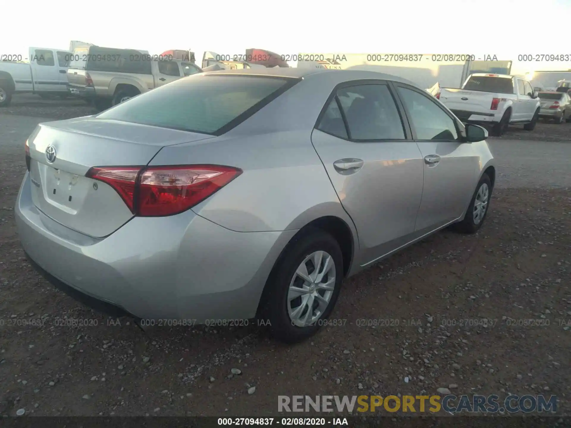 4 Photograph of a damaged car 5YFBURHE1KP884055 TOYOTA COROLLA 2019