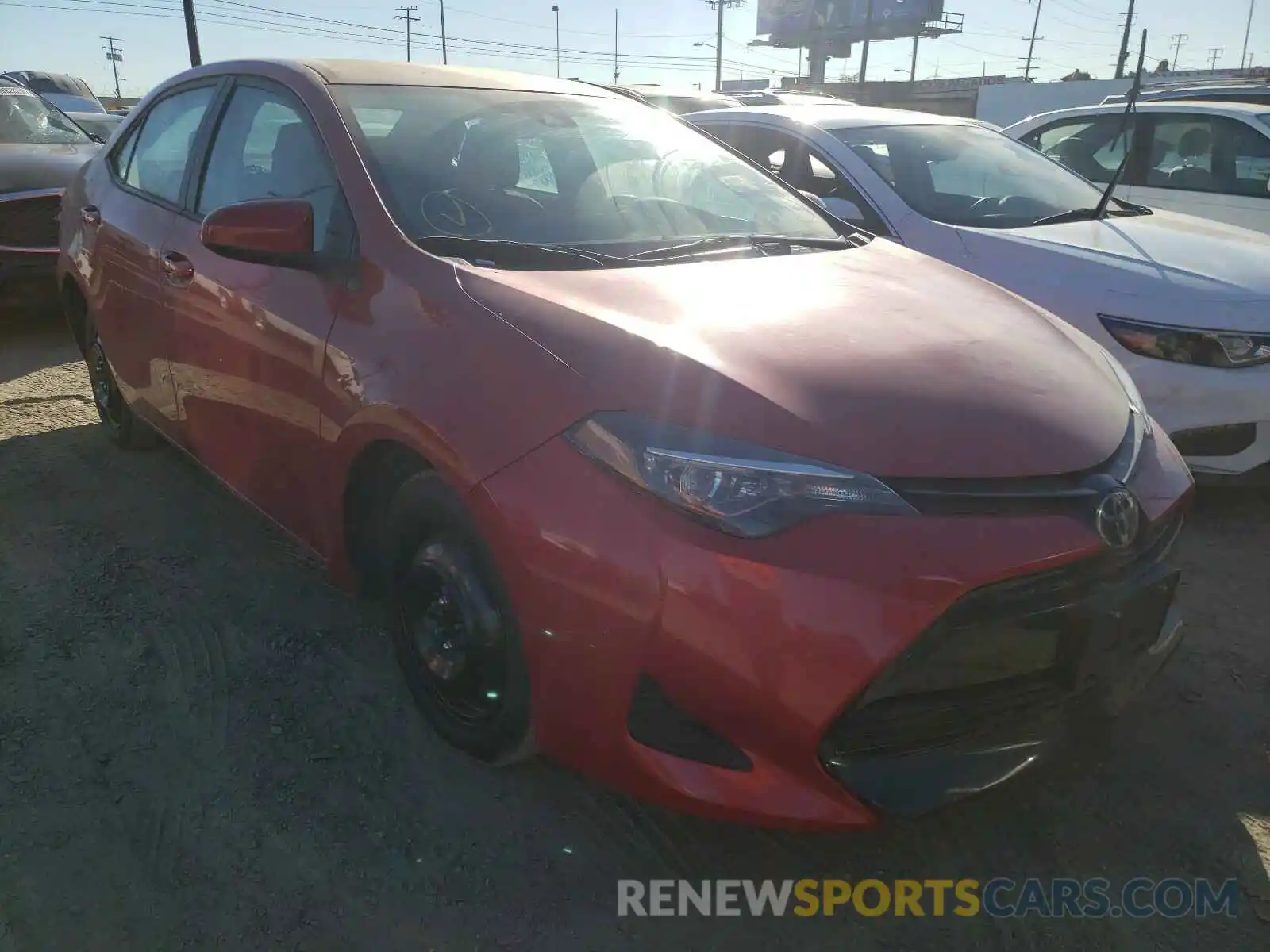 1 Photograph of a damaged car 5YFBURHE1KP884783 TOYOTA COROLLA 2019