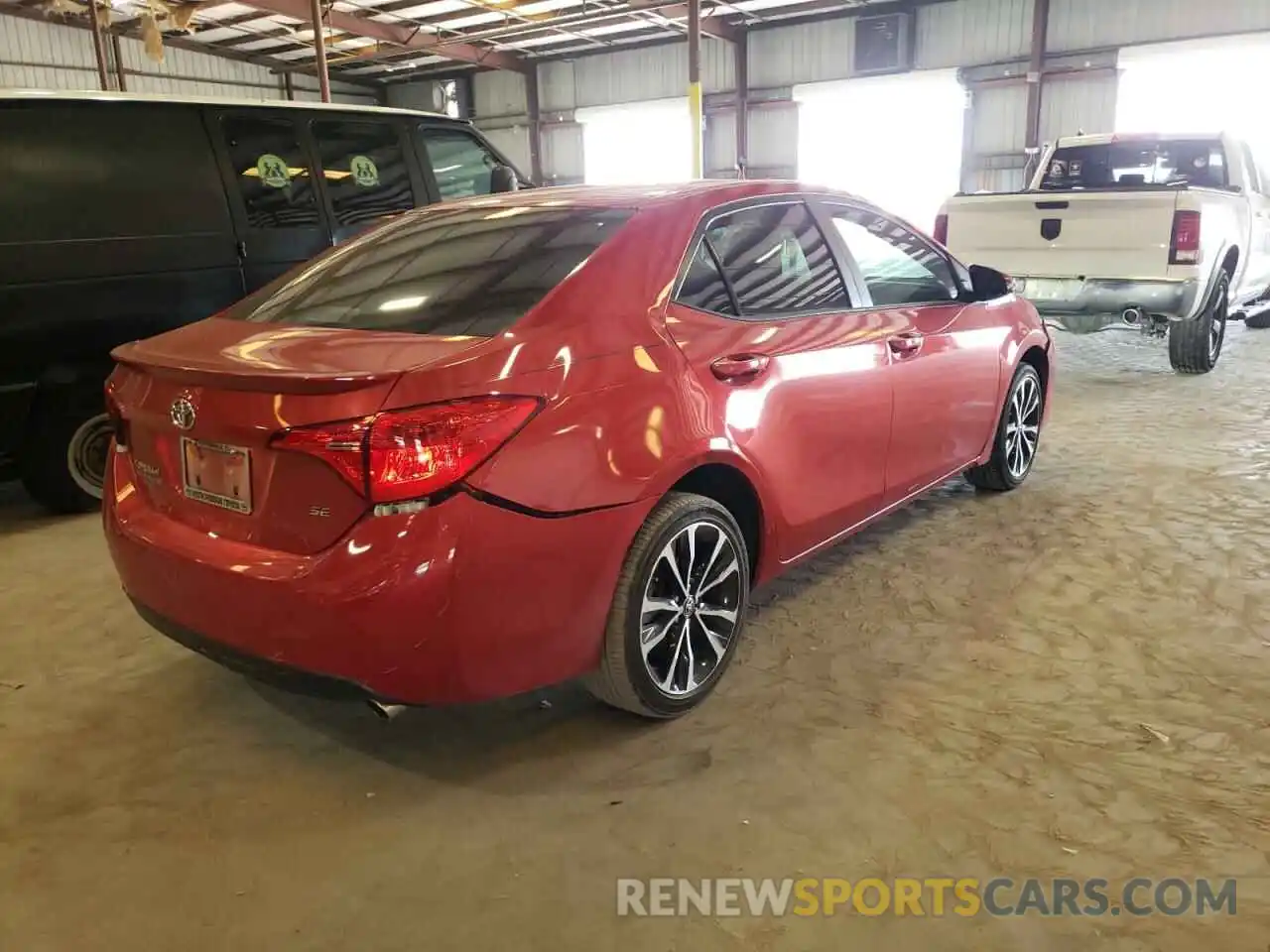 4 Photograph of a damaged car 5YFBURHE1KP885027 TOYOTA COROLLA 2019