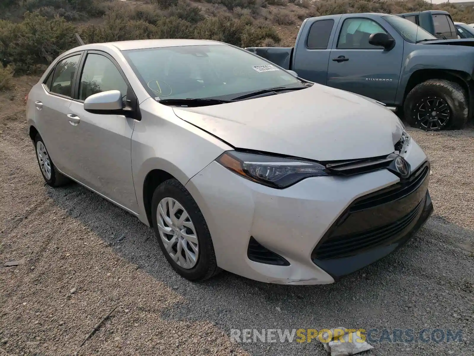 1 Photograph of a damaged car 5YFBURHE1KP886940 TOYOTA COROLLA 2019