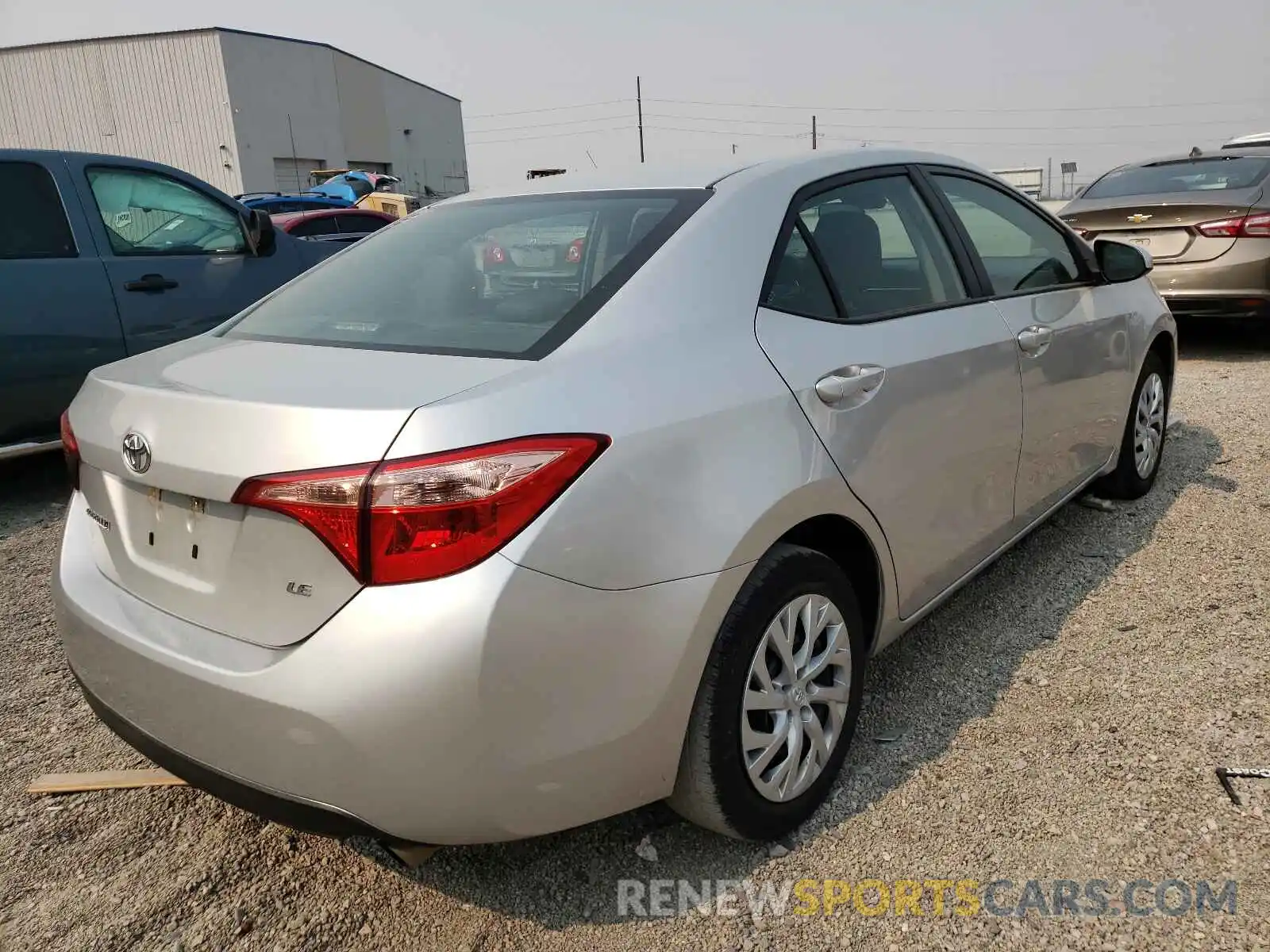 4 Photograph of a damaged car 5YFBURHE1KP886940 TOYOTA COROLLA 2019