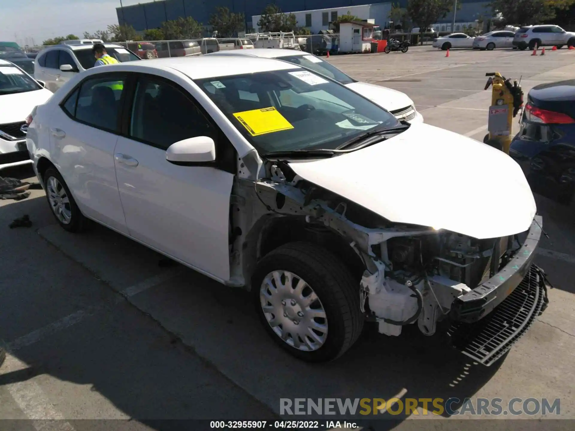 1 Photograph of a damaged car 5YFBURHE1KP887408 TOYOTA COROLLA 2019