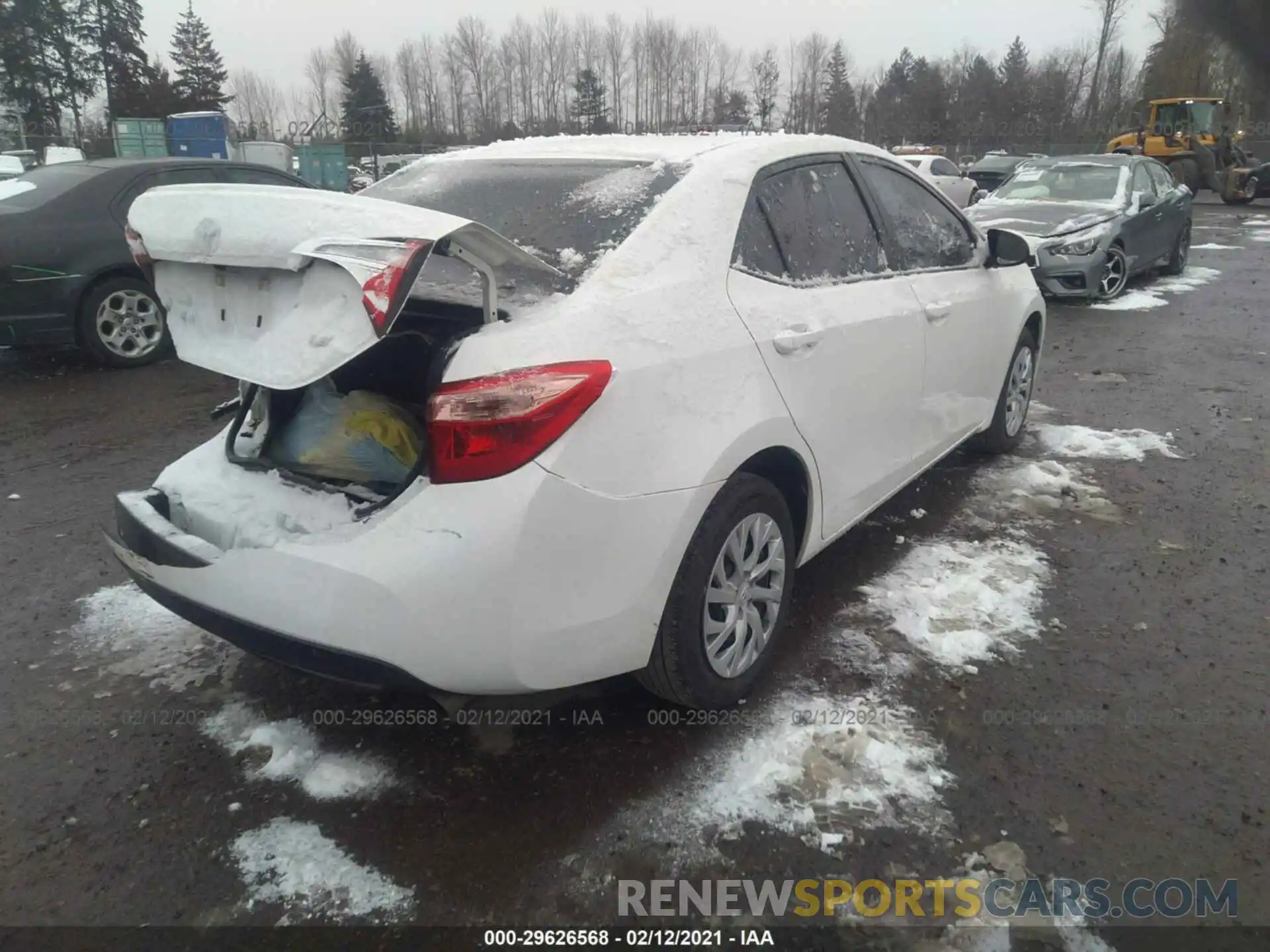 4 Photograph of a damaged car 5YFBURHE1KP887957 TOYOTA COROLLA 2019