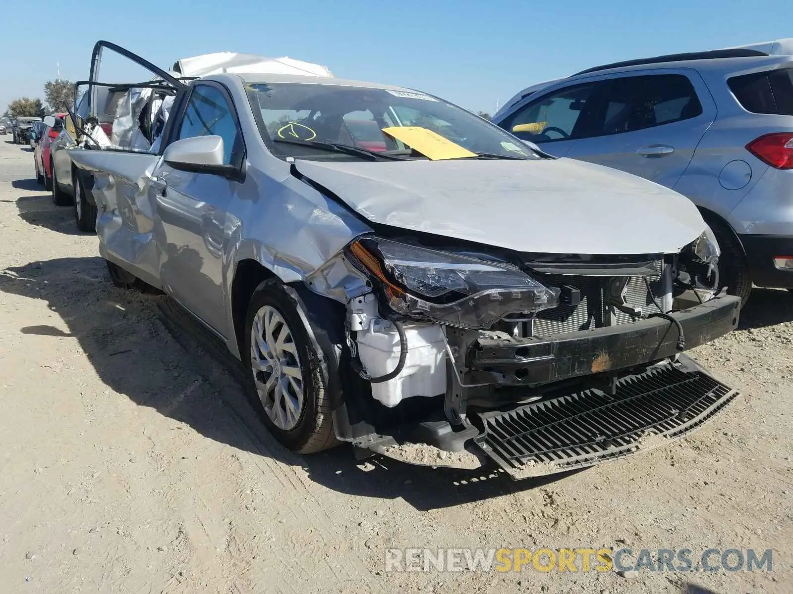 1 Photograph of a damaged car 5YFBURHE1KP888686 TOYOTA COROLLA 2019