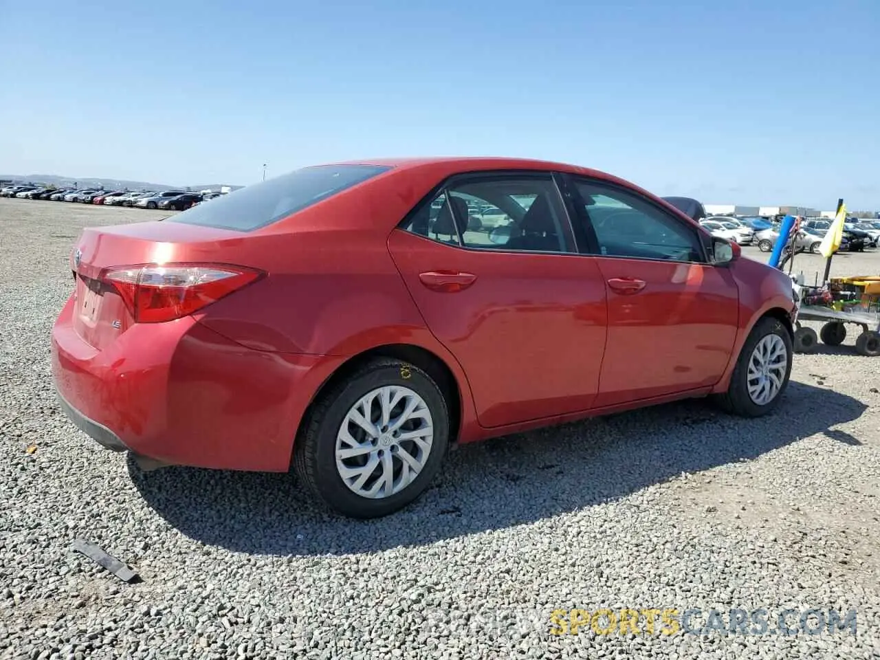 3 Photograph of a damaged car 5YFBURHE1KP889806 TOYOTA COROLLA 2019