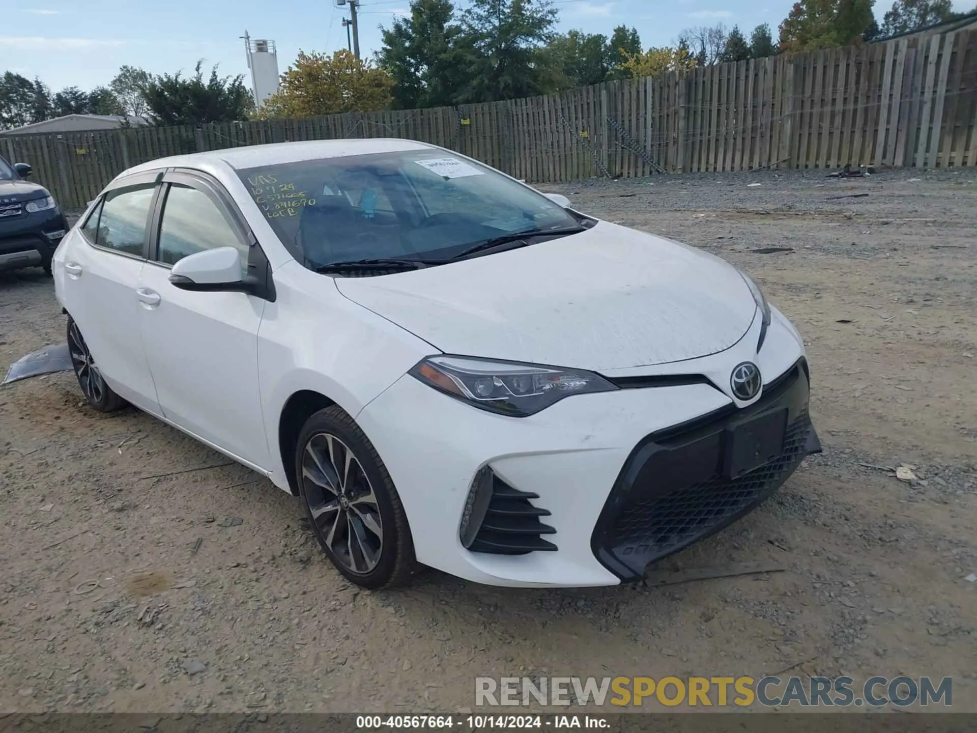1 Photograph of a damaged car 5YFBURHE1KP891670 TOYOTA COROLLA 2019