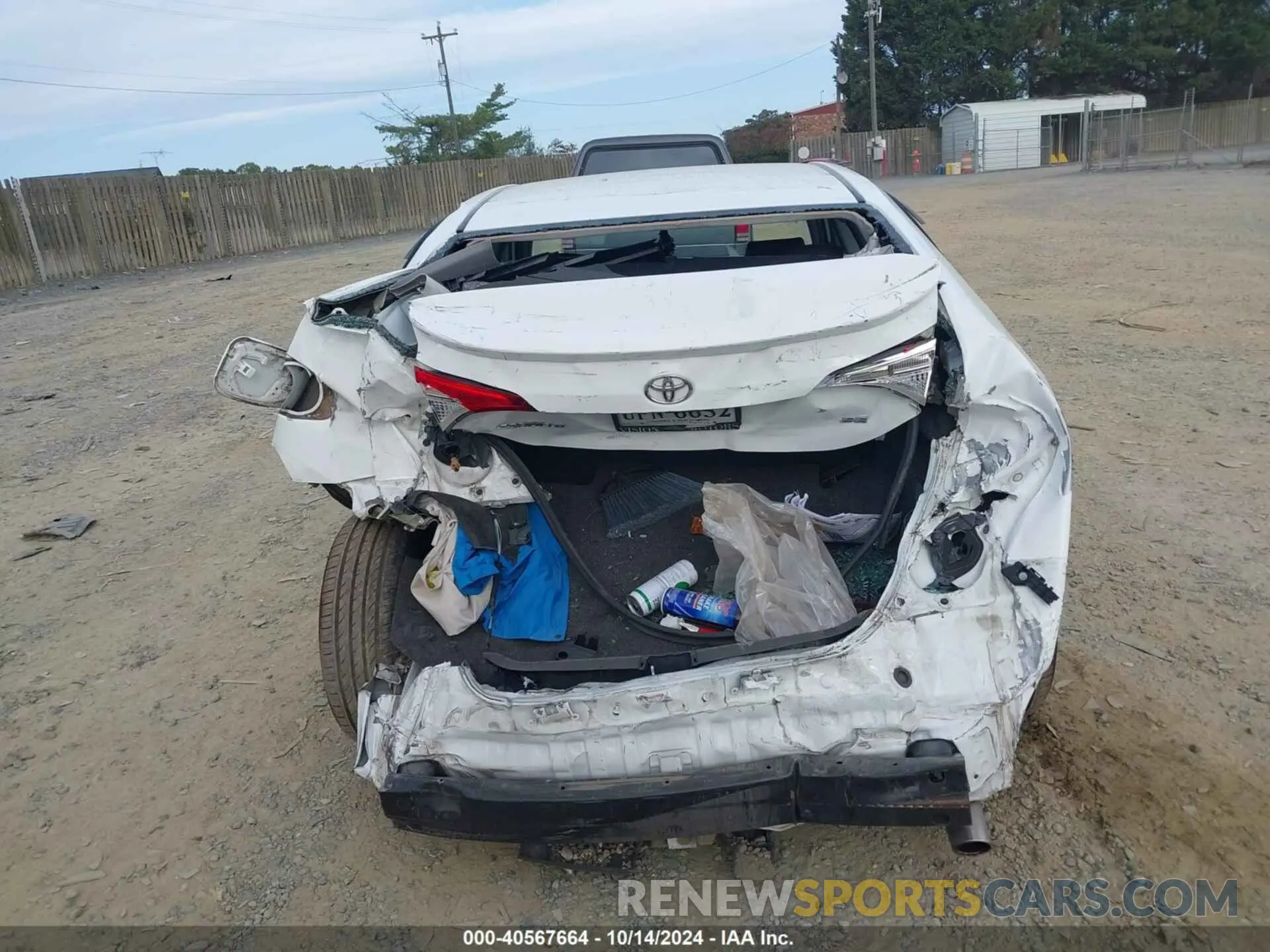 16 Photograph of a damaged car 5YFBURHE1KP891670 TOYOTA COROLLA 2019