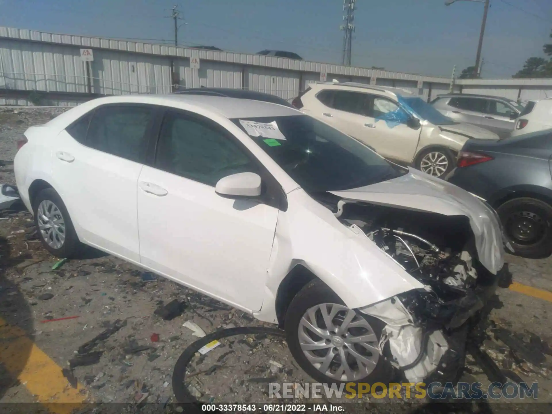 1 Photograph of a damaged car 5YFBURHE1KP892401 TOYOTA COROLLA 2019