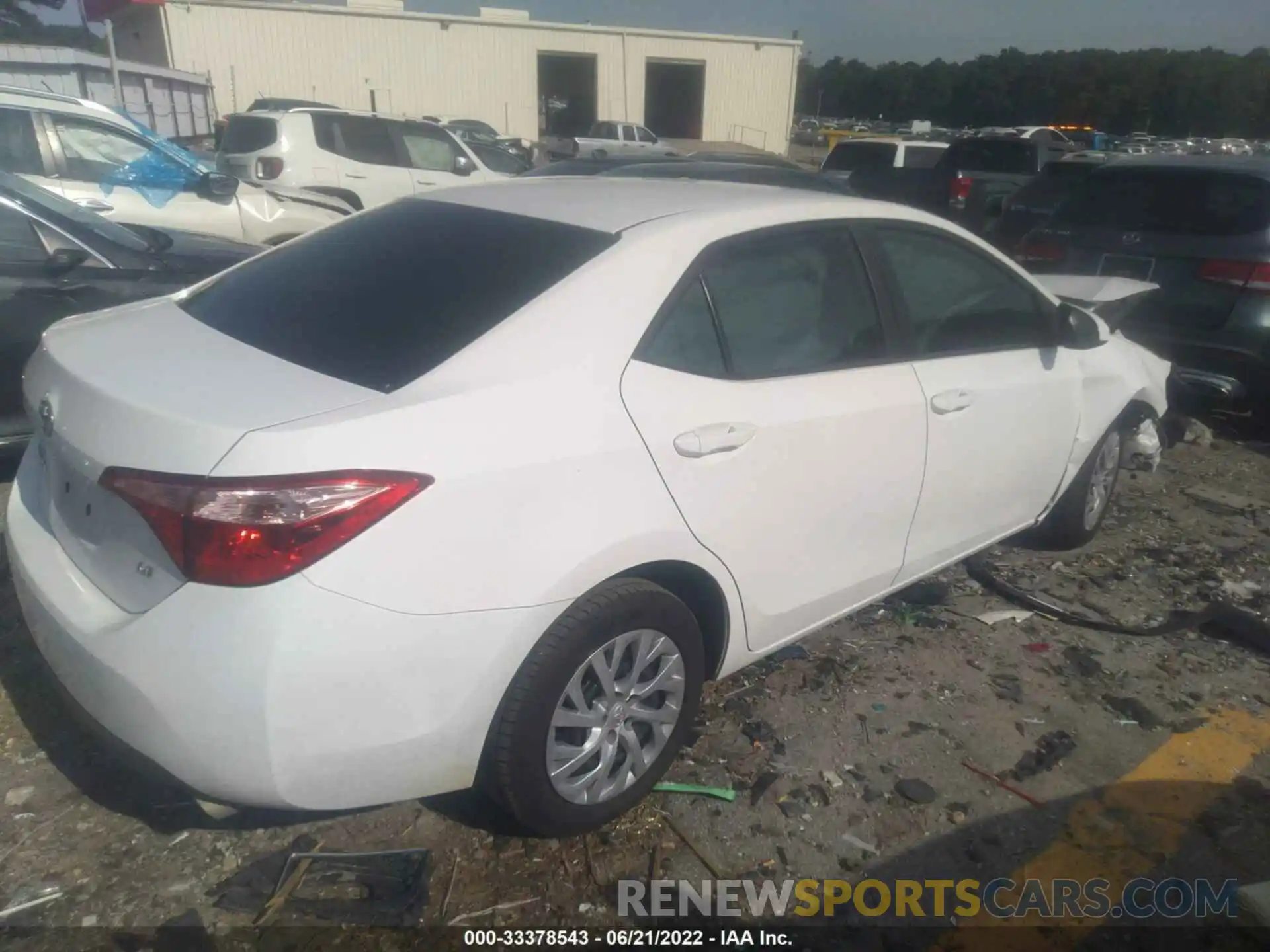 4 Photograph of a damaged car 5YFBURHE1KP892401 TOYOTA COROLLA 2019