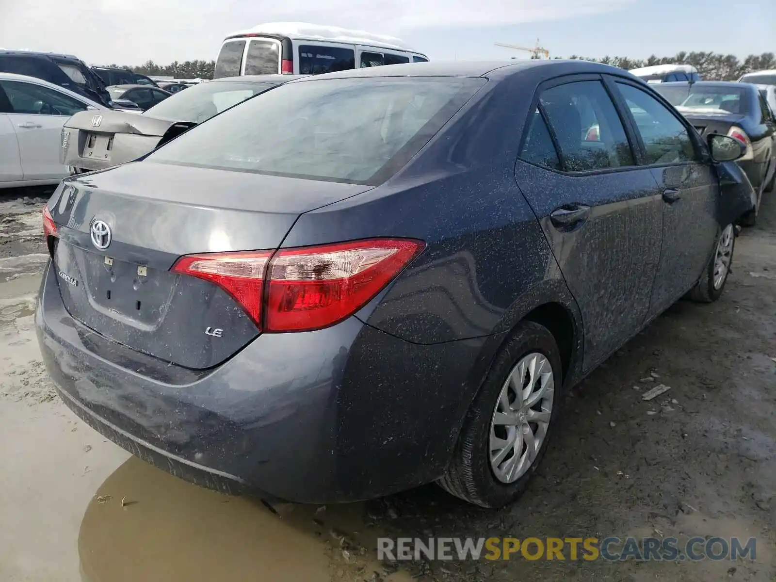 4 Photograph of a damaged car 5YFBURHE1KP892706 TOYOTA COROLLA 2019