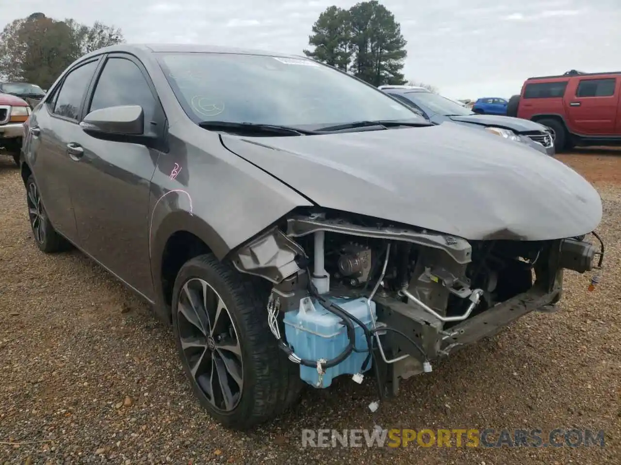 1 Photograph of a damaged car 5YFBURHE1KP893497 TOYOTA COROLLA 2019