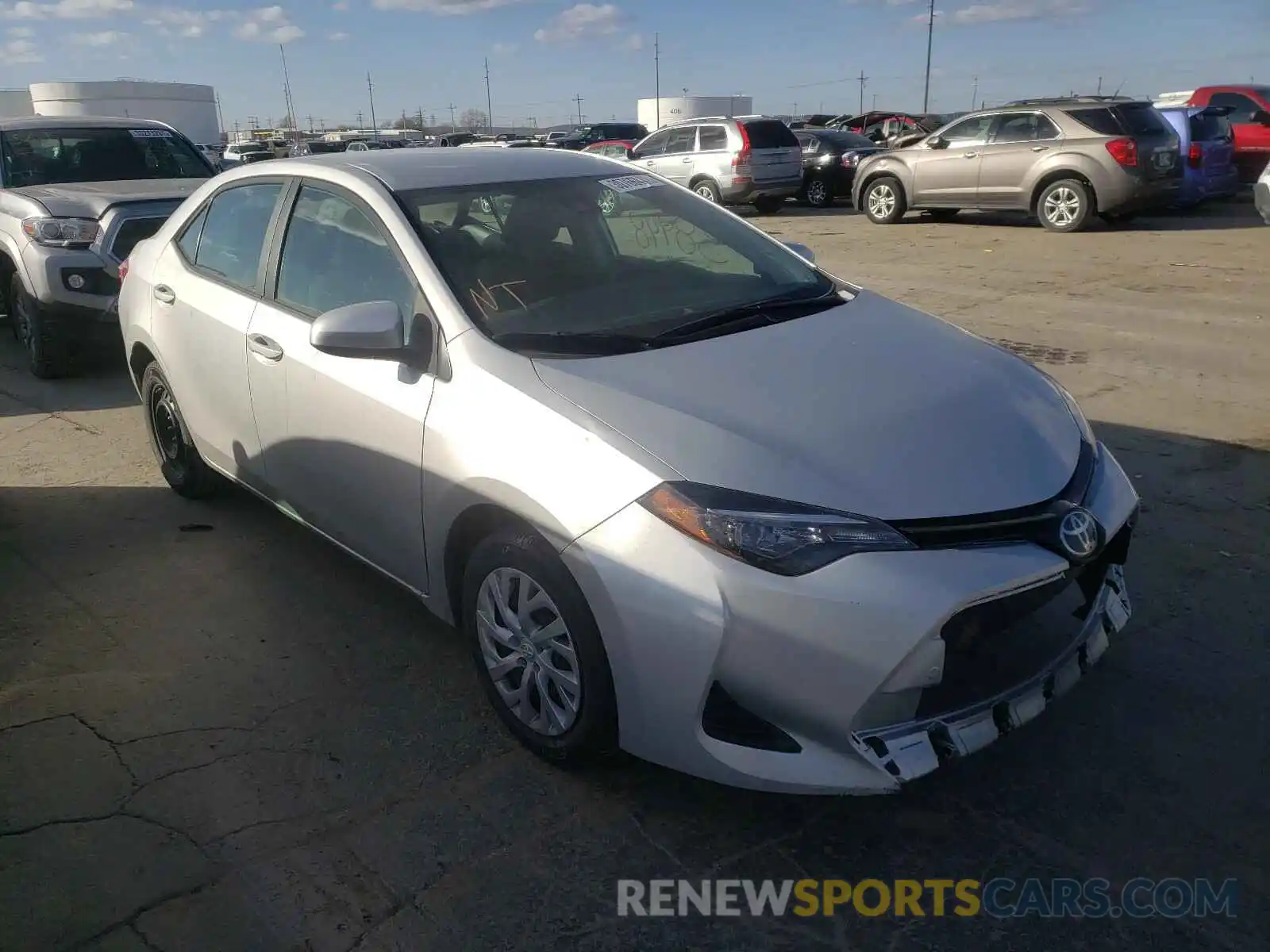 1 Photograph of a damaged car 5YFBURHE1KP898800 TOYOTA COROLLA 2019