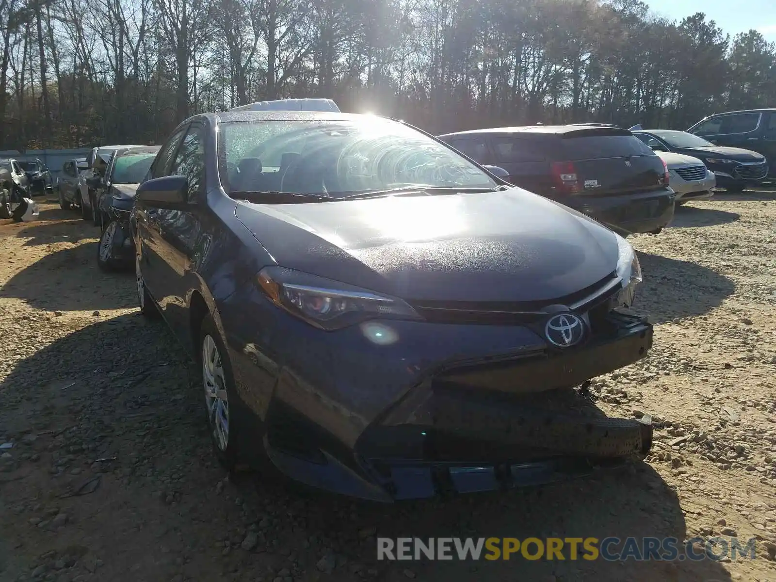 1 Photograph of a damaged car 5YFBURHE1KP899039 TOYOTA COROLLA 2019