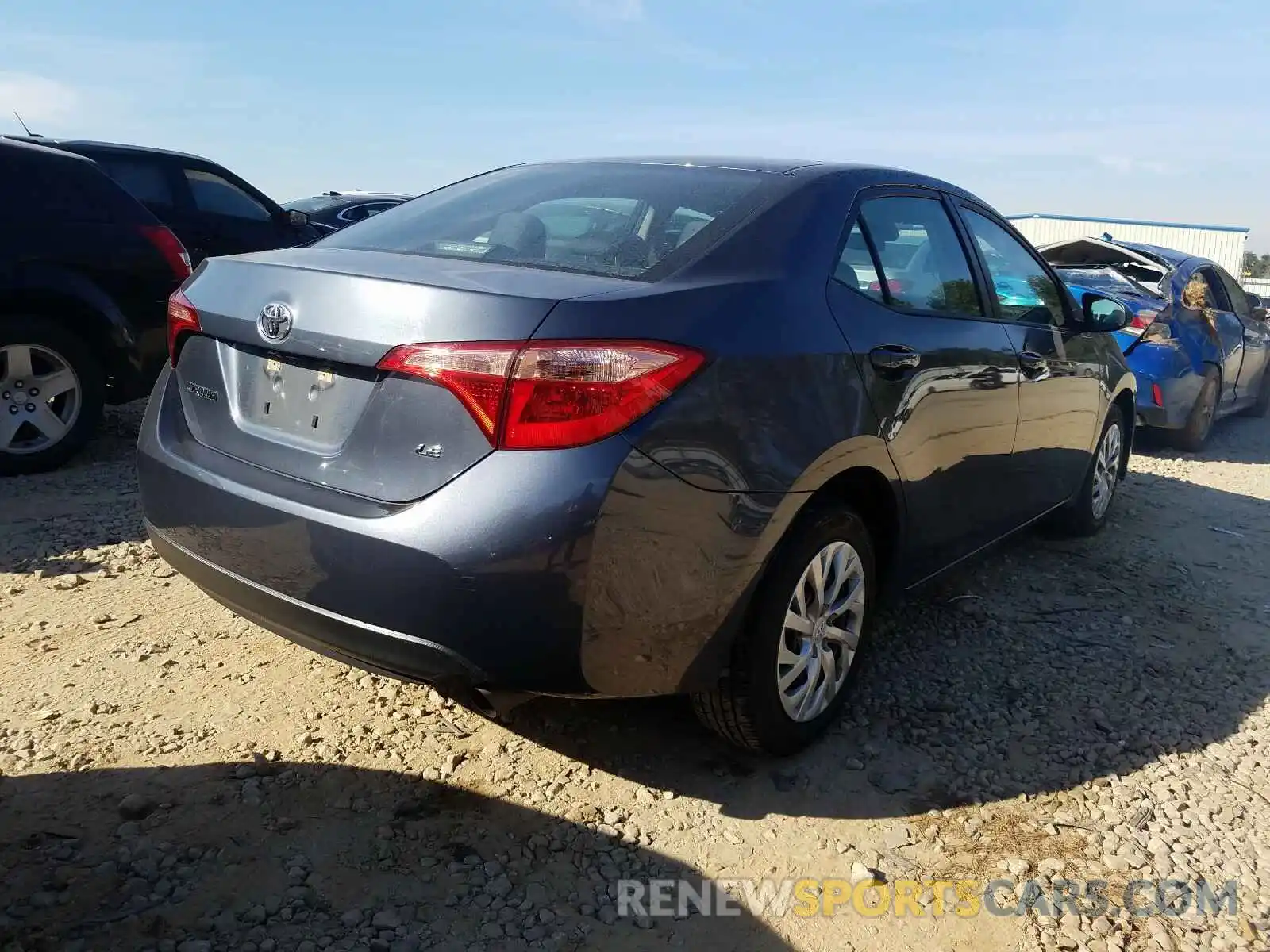 4 Photograph of a damaged car 5YFBURHE1KP899039 TOYOTA COROLLA 2019