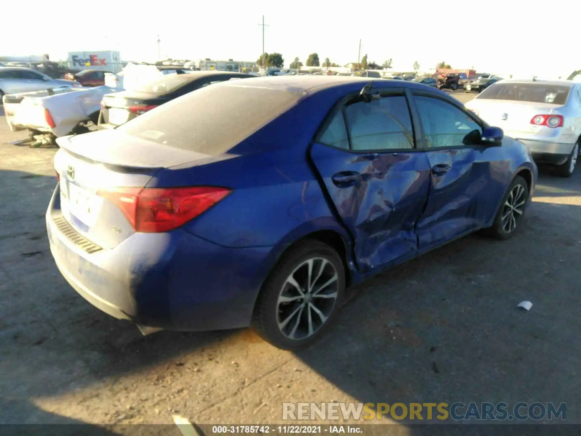 4 Photograph of a damaged car 5YFBURHE1KP899168 TOYOTA COROLLA 2019