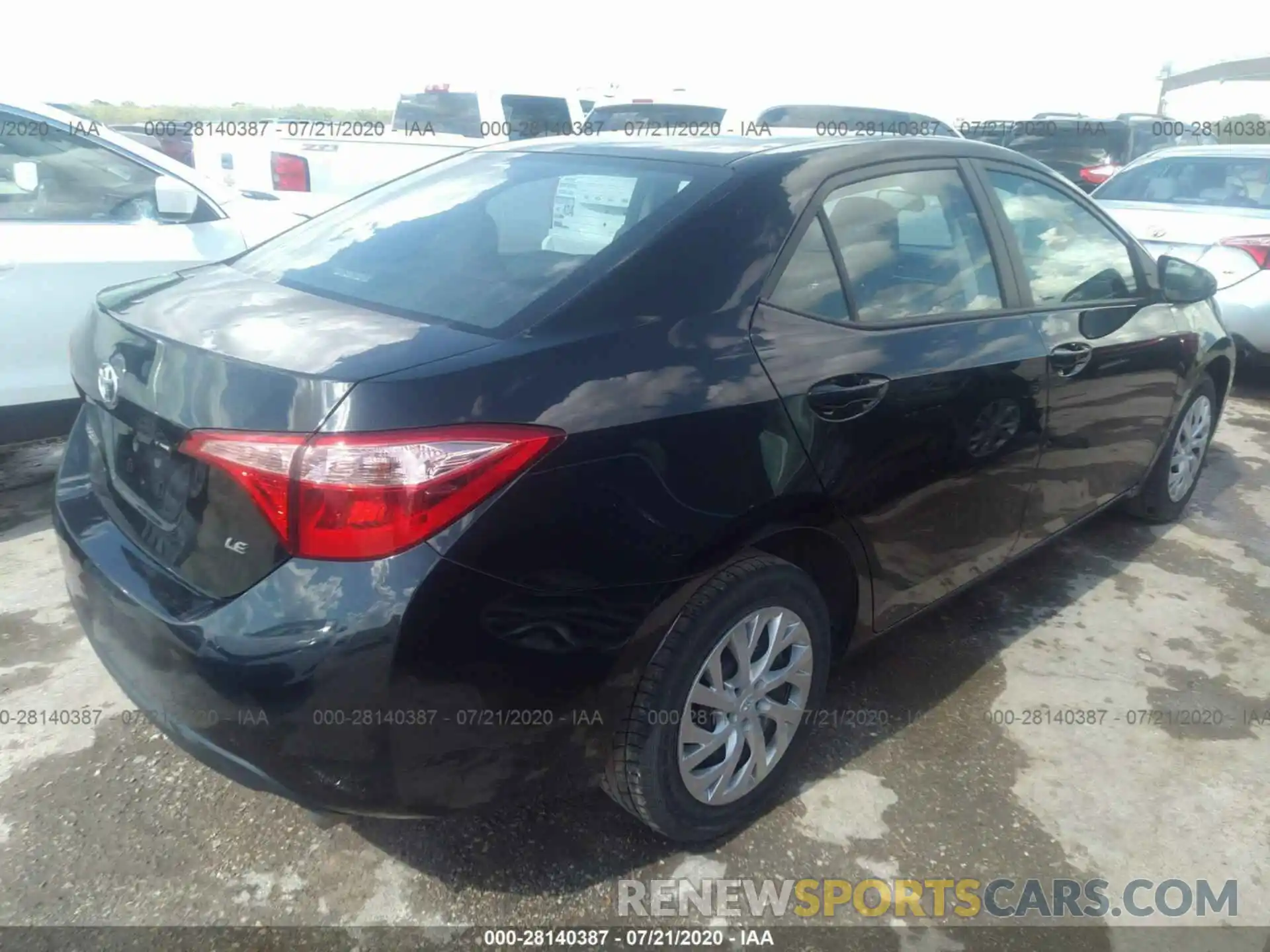 4 Photograph of a damaged car 5YFBURHE1KP899655 TOYOTA COROLLA 2019