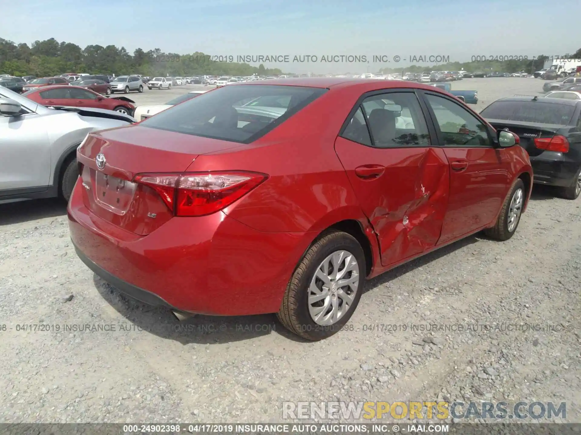 4 Photograph of a damaged car 5YFBURHE1KP900416 TOYOTA COROLLA 2019