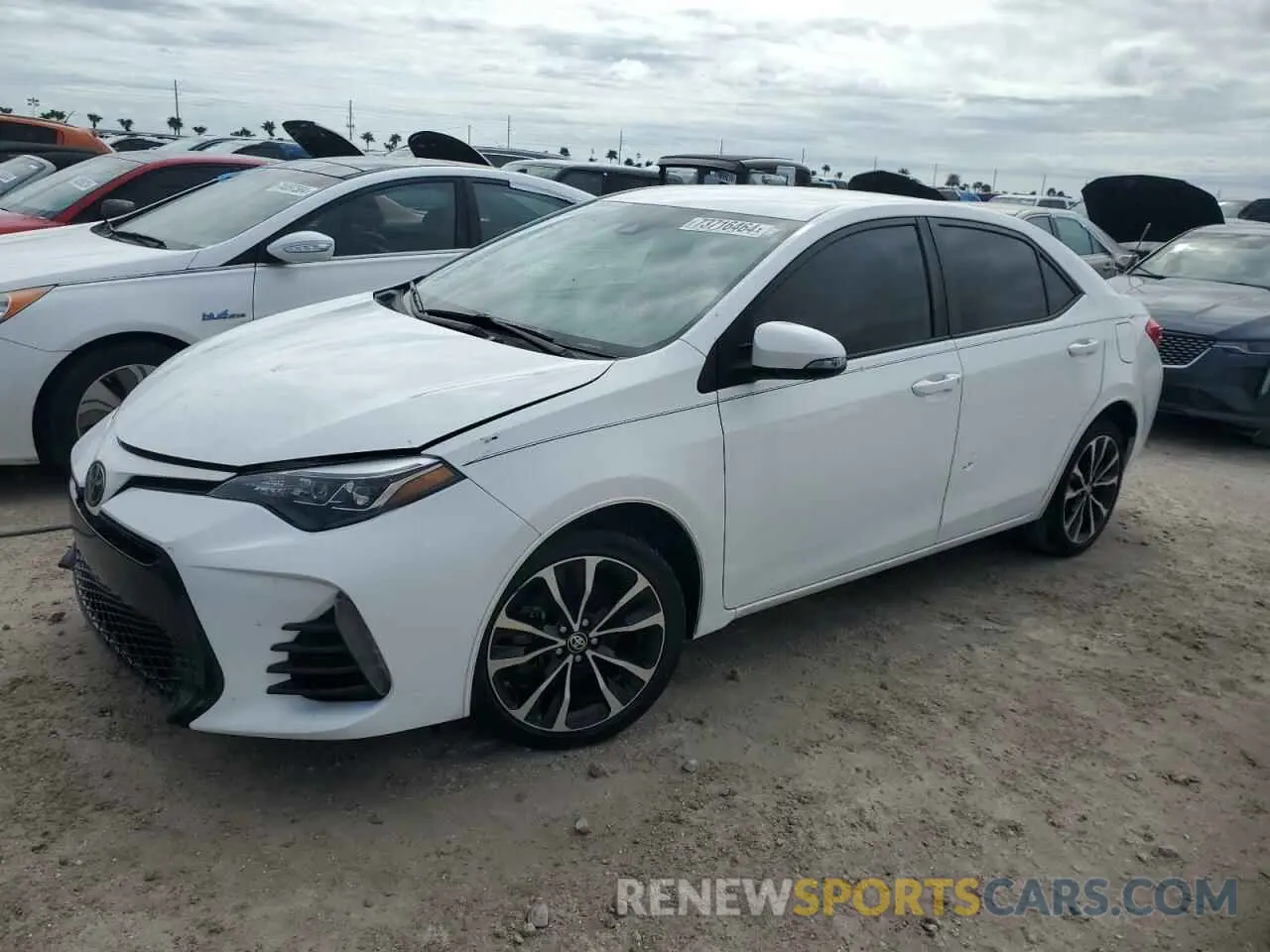 1 Photograph of a damaged car 5YFBURHE1KP901033 TOYOTA COROLLA 2019