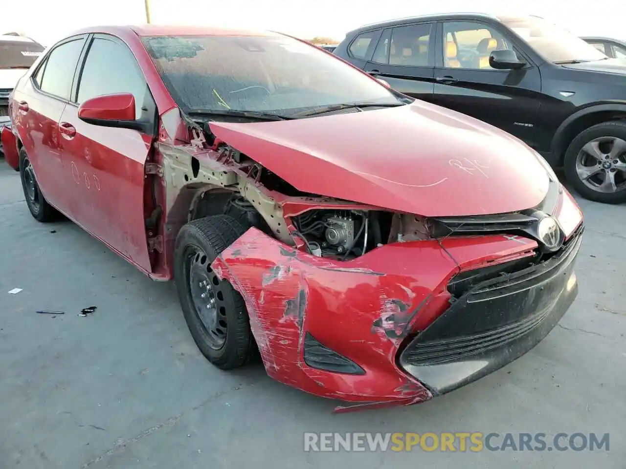 1 Photograph of a damaged car 5YFBURHE1KP903784 TOYOTA COROLLA 2019