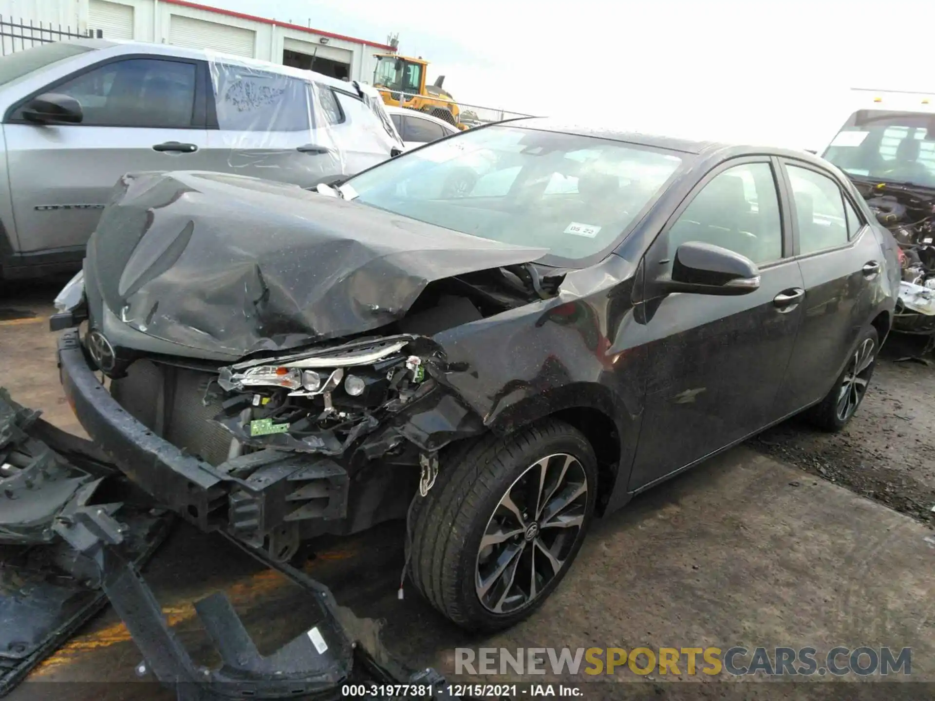 2 Photograph of a damaged car 5YFBURHE1KP904448 TOYOTA COROLLA 2019