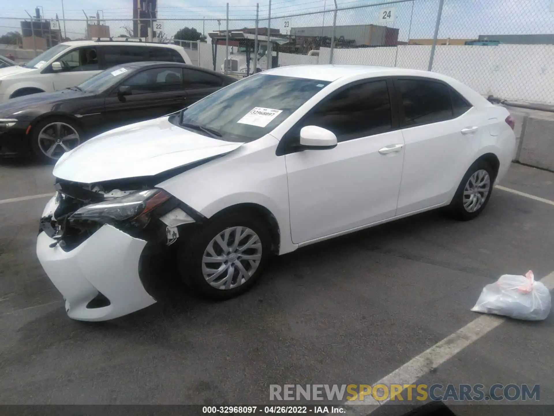 2 Photograph of a damaged car 5YFBURHE1KP904787 TOYOTA COROLLA 2019