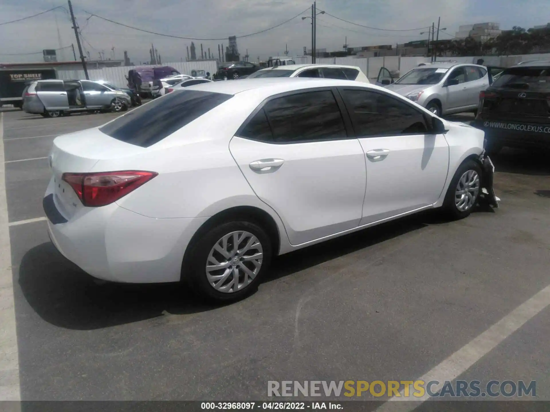 4 Photograph of a damaged car 5YFBURHE1KP904787 TOYOTA COROLLA 2019