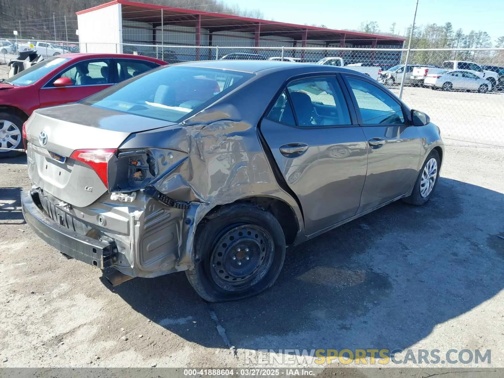 4 Photograph of a damaged car 5YFBURHE1KP905180 TOYOTA COROLLA 2019