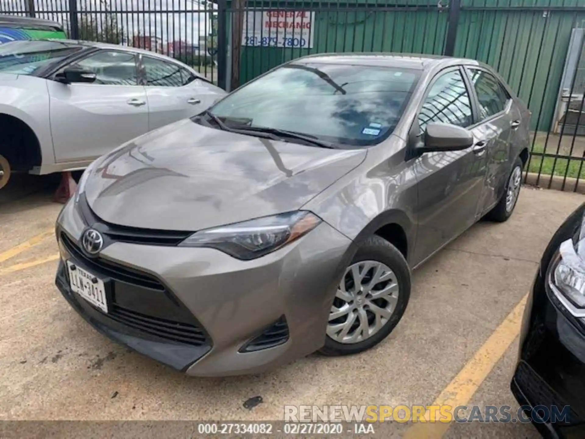 1 Photograph of a damaged car 5YFBURHE1KP907639 TOYOTA COROLLA 2019