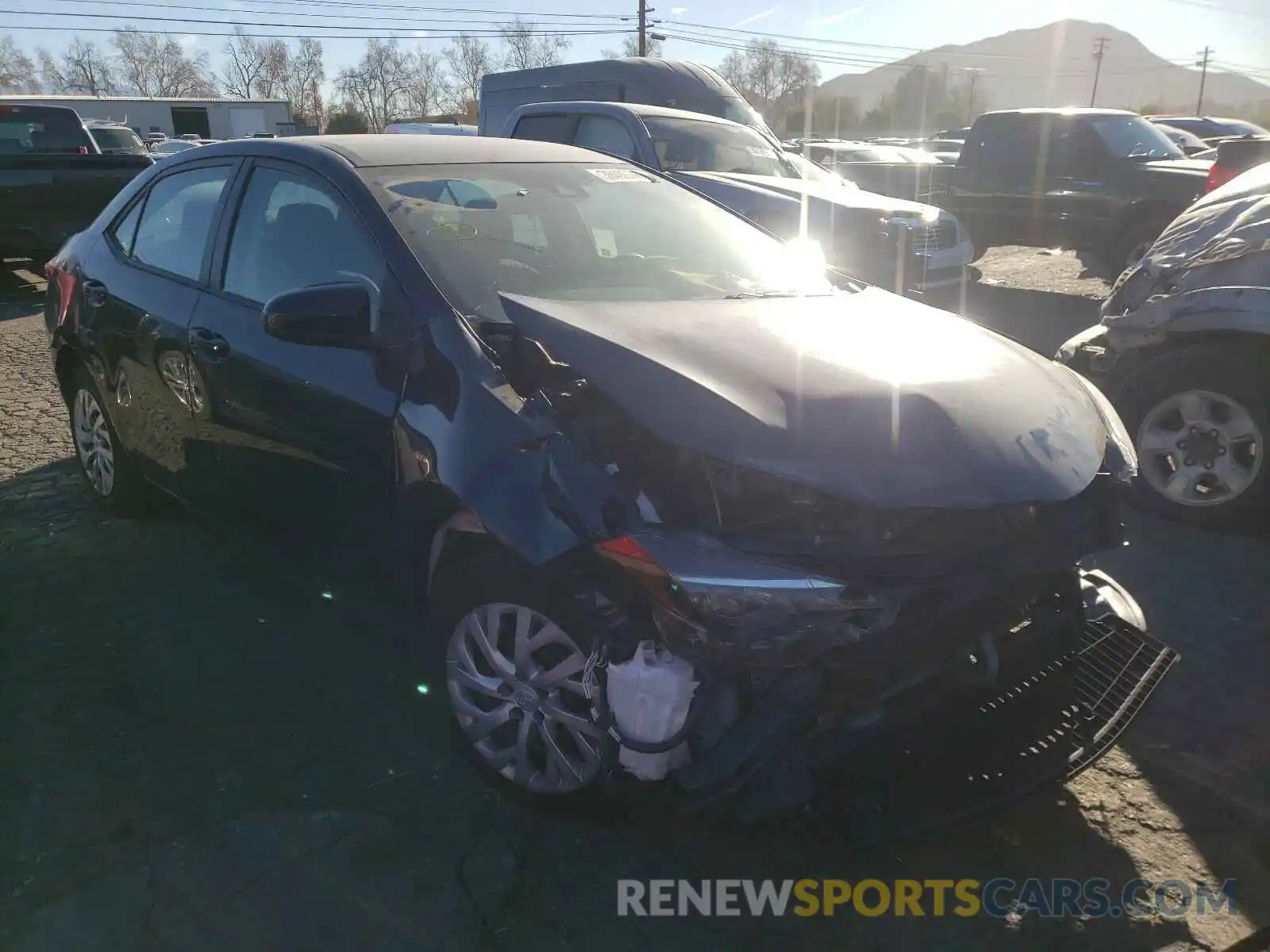 1 Photograph of a damaged car 5YFBURHE1KP912761 TOYOTA COROLLA 2019