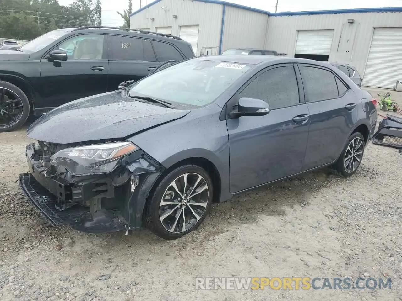 1 Photograph of a damaged car 5YFBURHE1KP912890 TOYOTA COROLLA 2019
