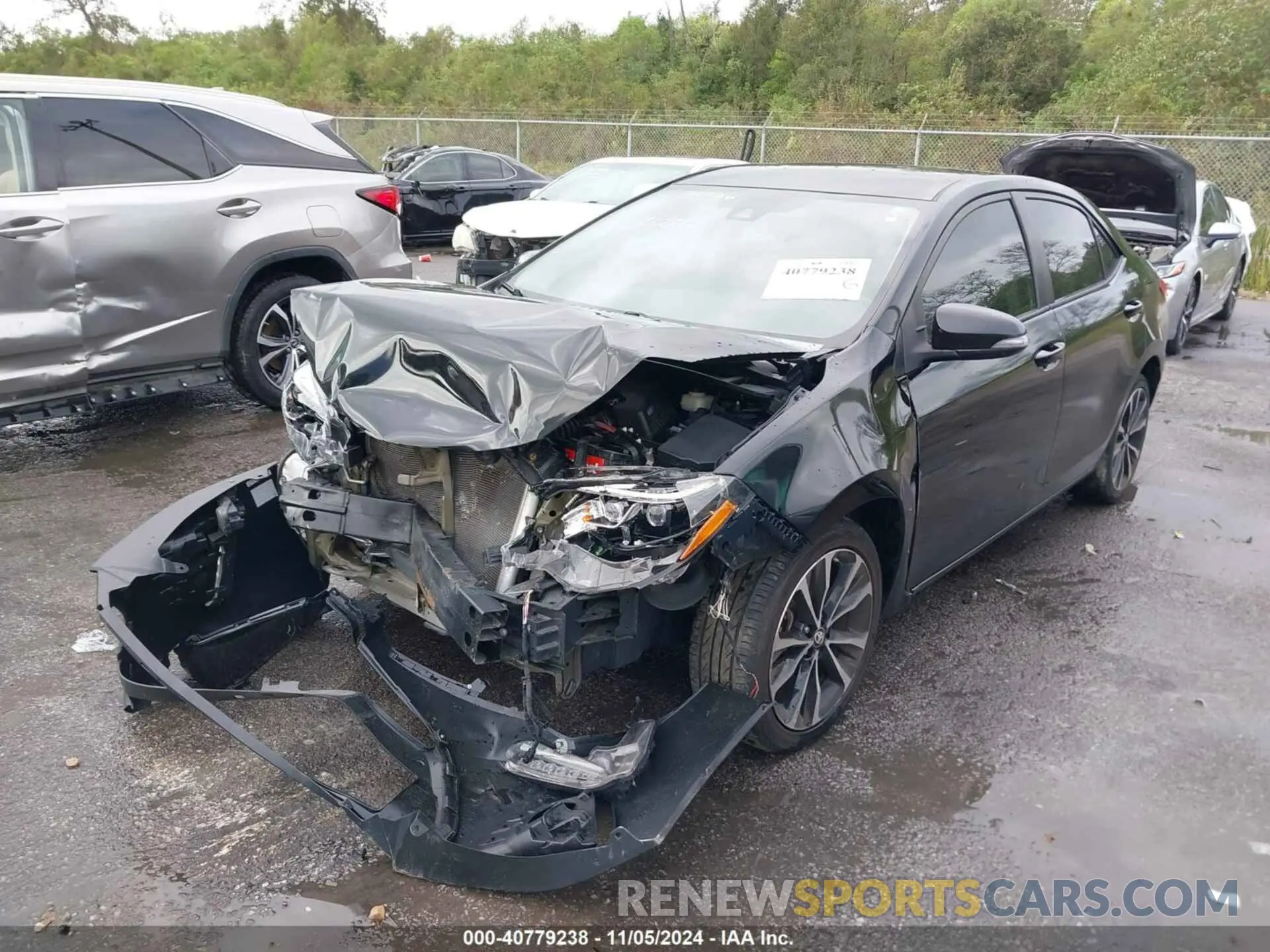 2 Photograph of a damaged car 5YFBURHE1KP912954 TOYOTA COROLLA 2019