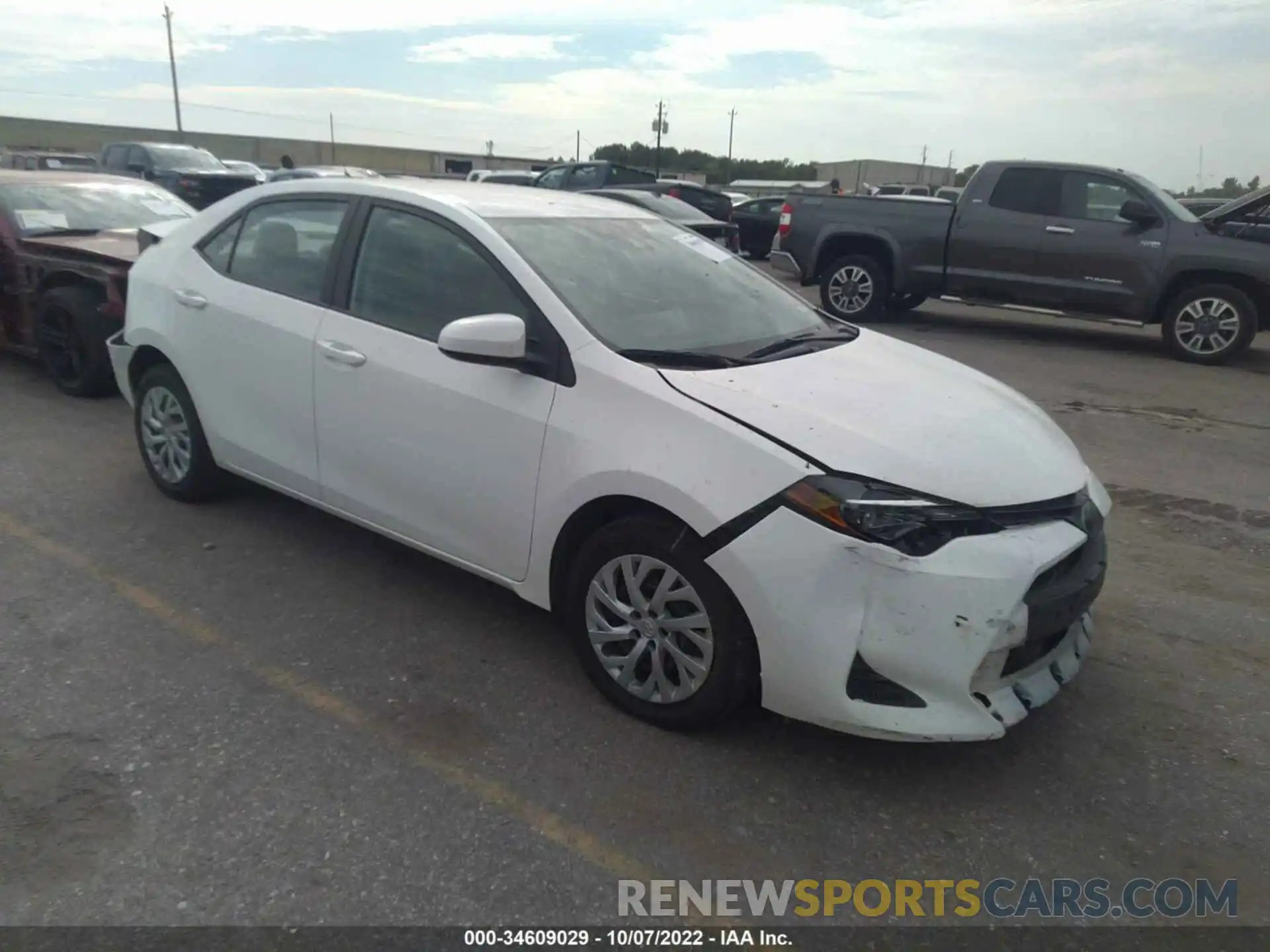 1 Photograph of a damaged car 5YFBURHE1KP914896 TOYOTA COROLLA 2019