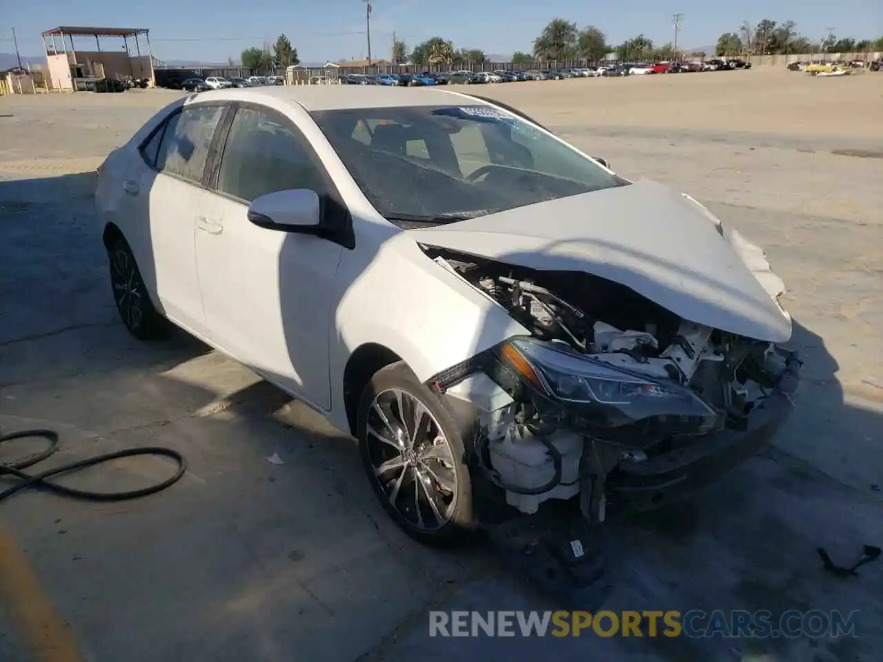 1 Photograph of a damaged car 5YFBURHE1KP919614 TOYOTA COROLLA 2019