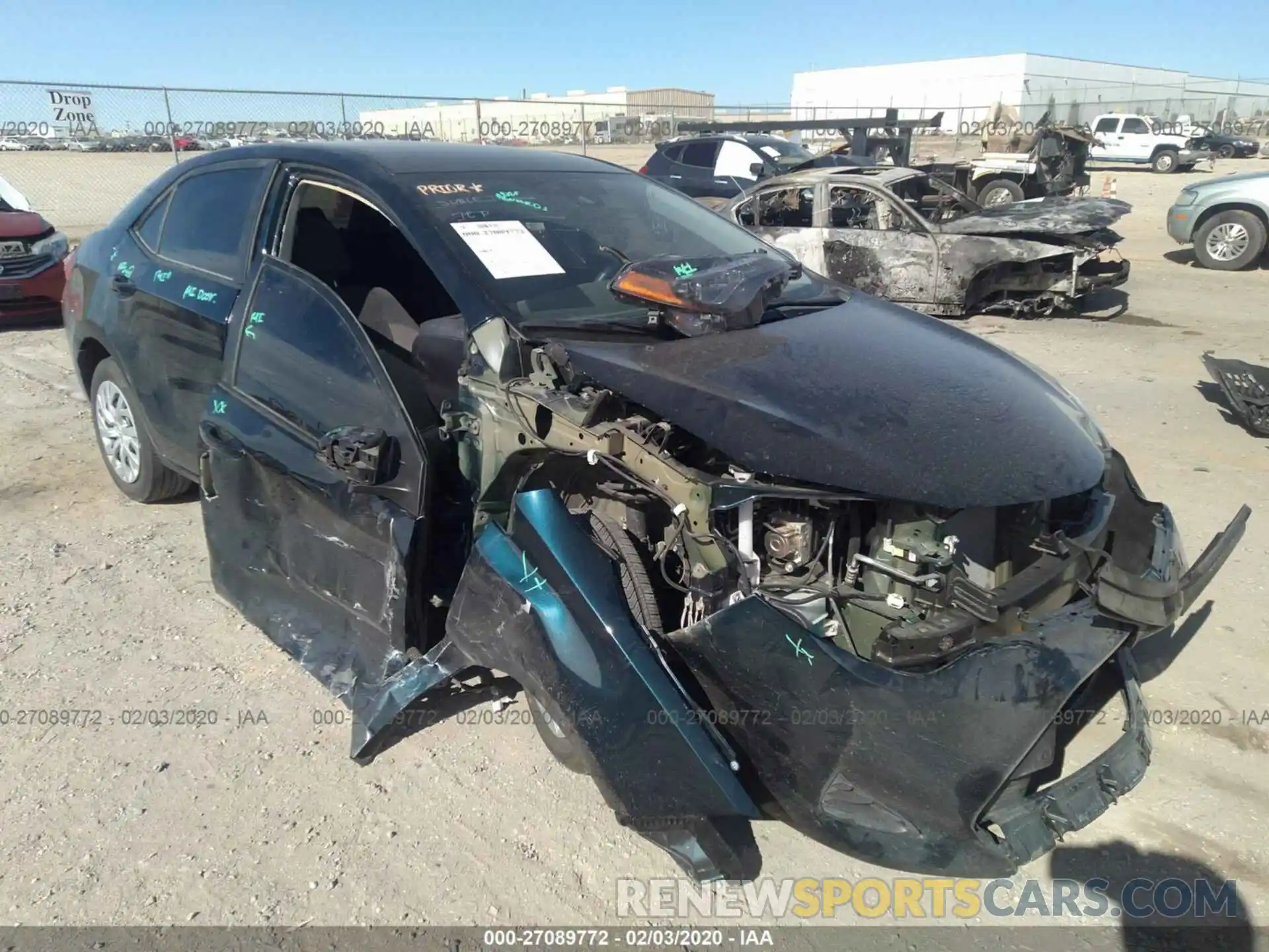 6 Photograph of a damaged car 5YFBURHE1KP923033 TOYOTA COROLLA 2019