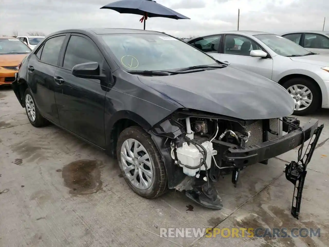 1 Photograph of a damaged car 5YFBURHE1KP924599 TOYOTA COROLLA 2019