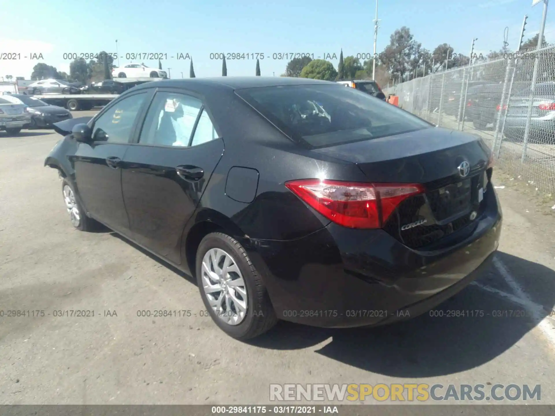 3 Photograph of a damaged car 5YFBURHE1KP926725 TOYOTA COROLLA 2019