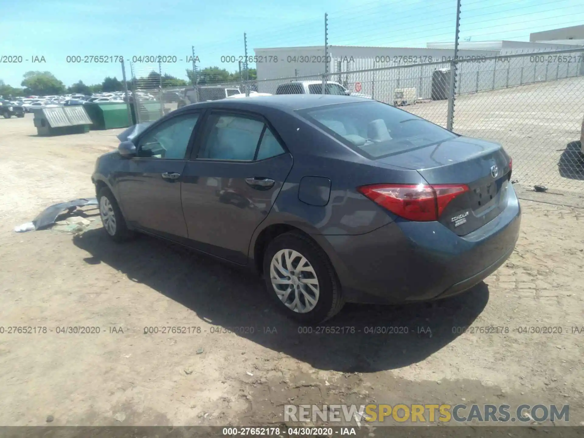 3 Photograph of a damaged car 5YFBURHE1KP928149 TOYOTA COROLLA 2019