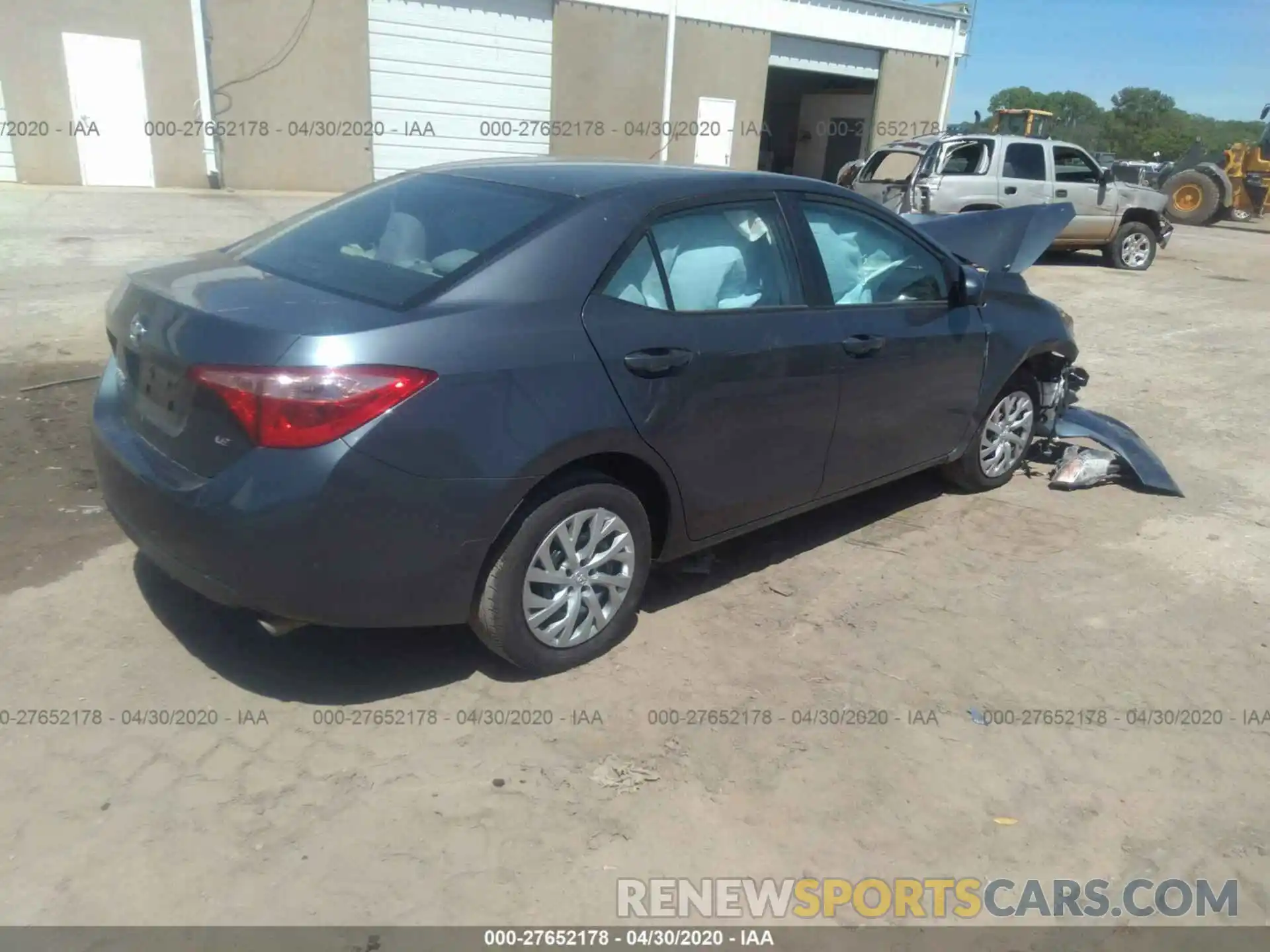 4 Photograph of a damaged car 5YFBURHE1KP928149 TOYOTA COROLLA 2019