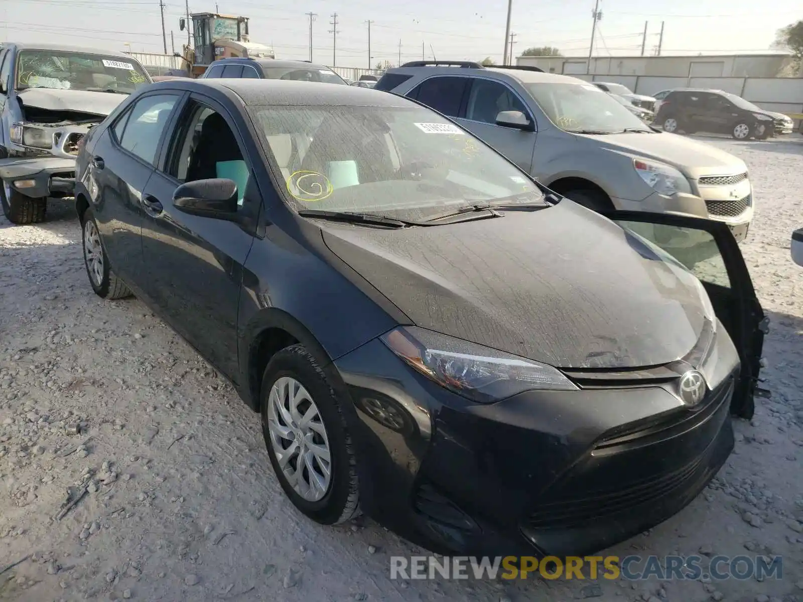 1 Photograph of a damaged car 5YFBURHE1KP928216 TOYOTA COROLLA 2019