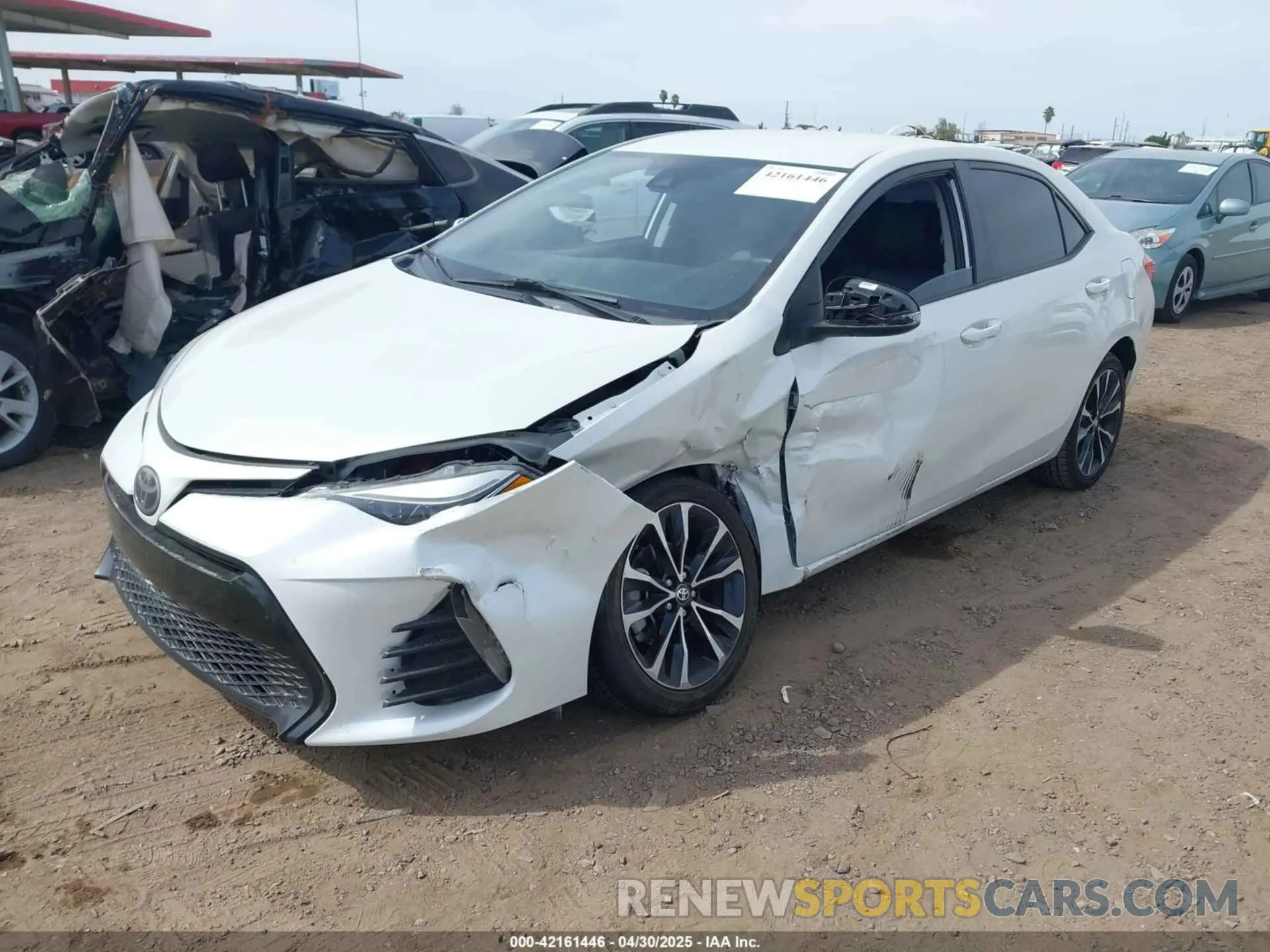 6 Photograph of a damaged car 5YFBURHE1KP928426 TOYOTA COROLLA 2019