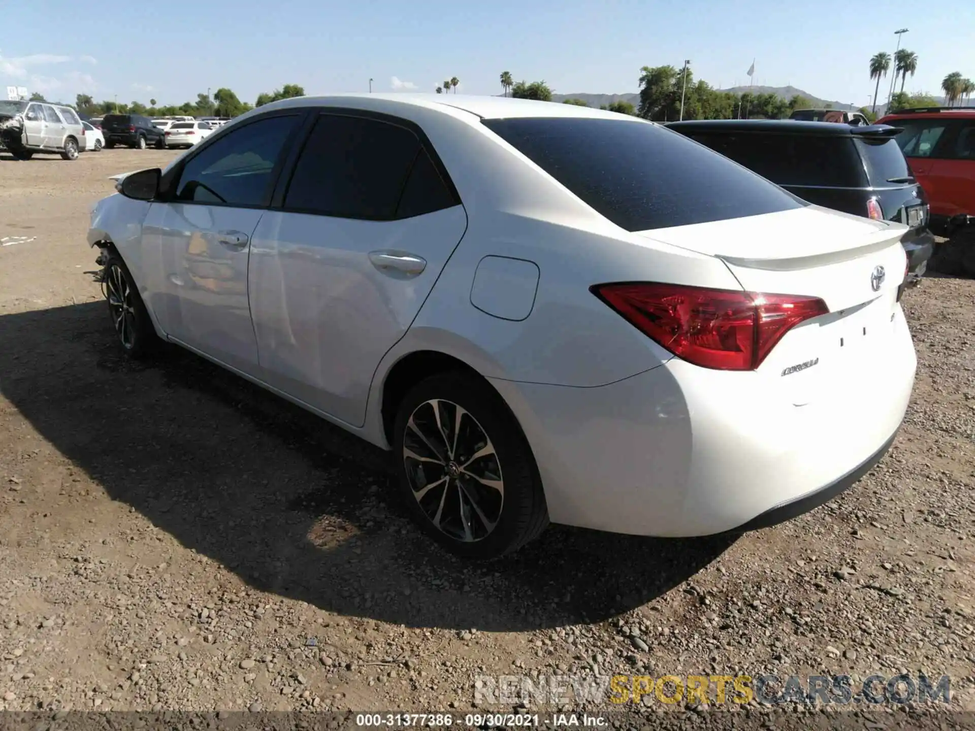 3 Photograph of a damaged car 5YFBURHE1KP928460 TOYOTA COROLLA 2019