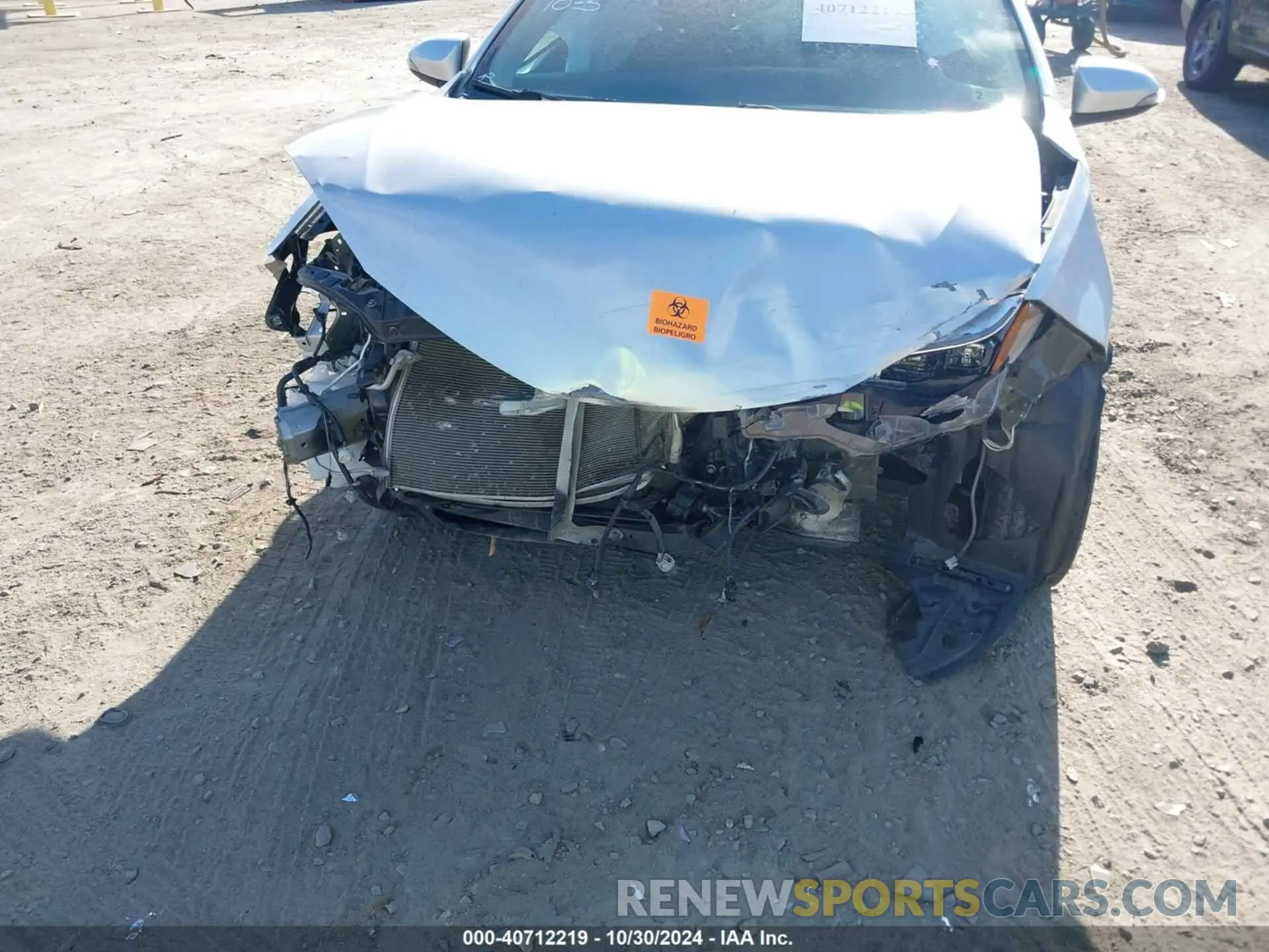 6 Photograph of a damaged car 5YFBURHE1KP928586 TOYOTA COROLLA 2019