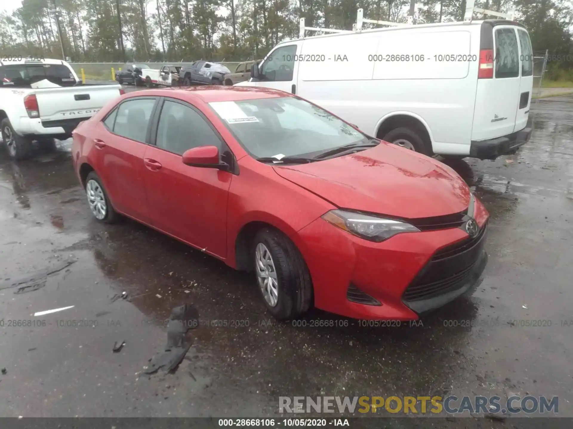 1 Photograph of a damaged car 5YFBURHE1KP931794 TOYOTA COROLLA 2019