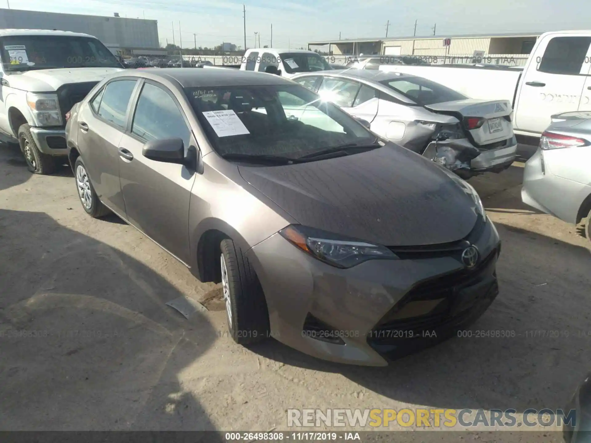 1 Photograph of a damaged car 5YFBURHE1KP932105 TOYOTA COROLLA 2019