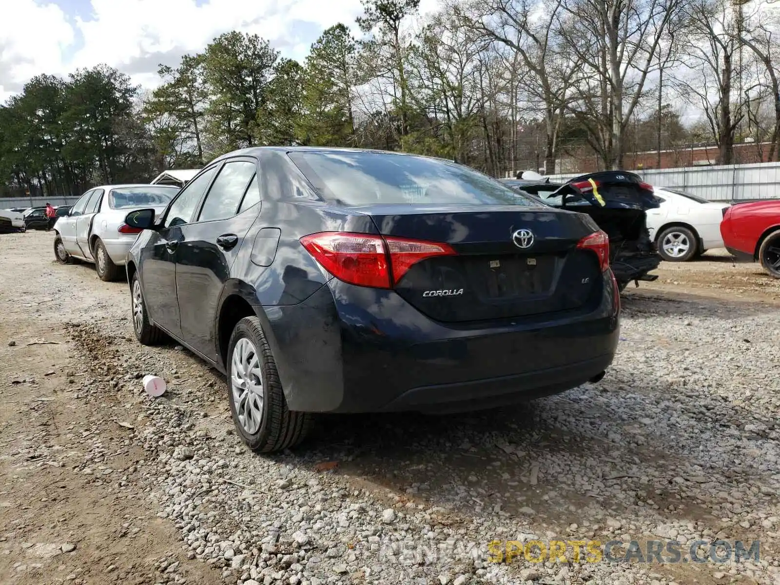 3 Photograph of a damaged car 5YFBURHE1KP932167 TOYOTA COROLLA 2019