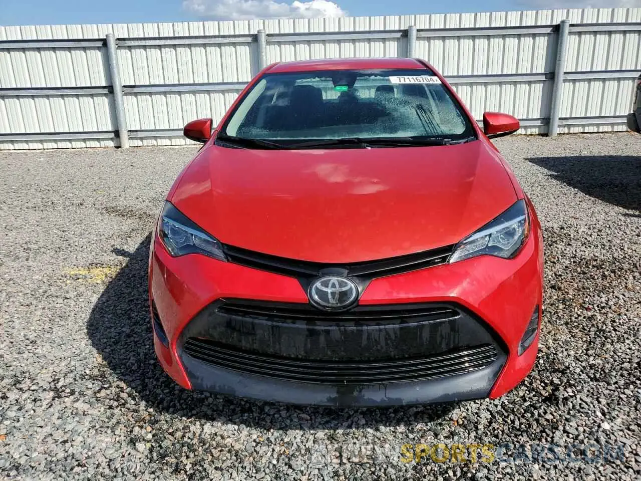 5 Photograph of a damaged car 5YFBURHE1KP932962 TOYOTA COROLLA 2019
